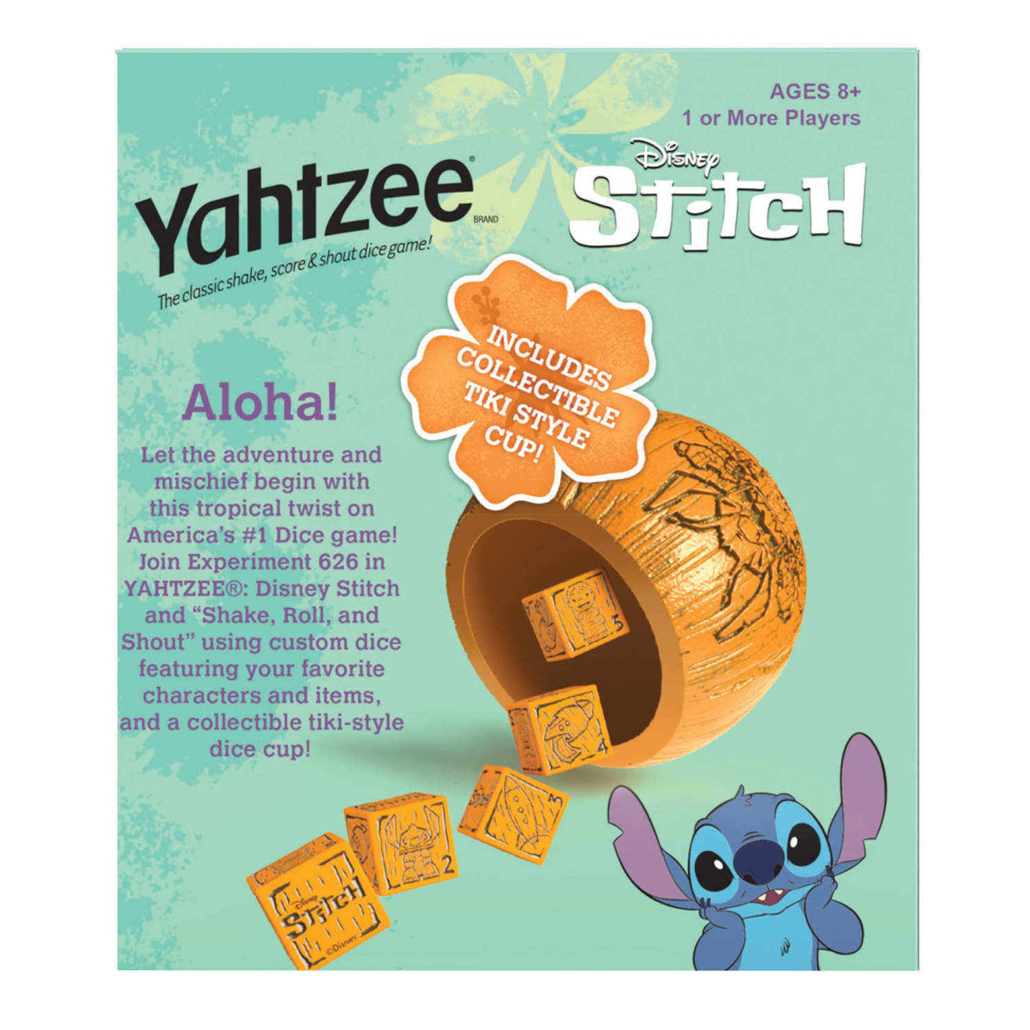 USAopoly YAHTZEE Disney Stitch Dice Game - Image 5