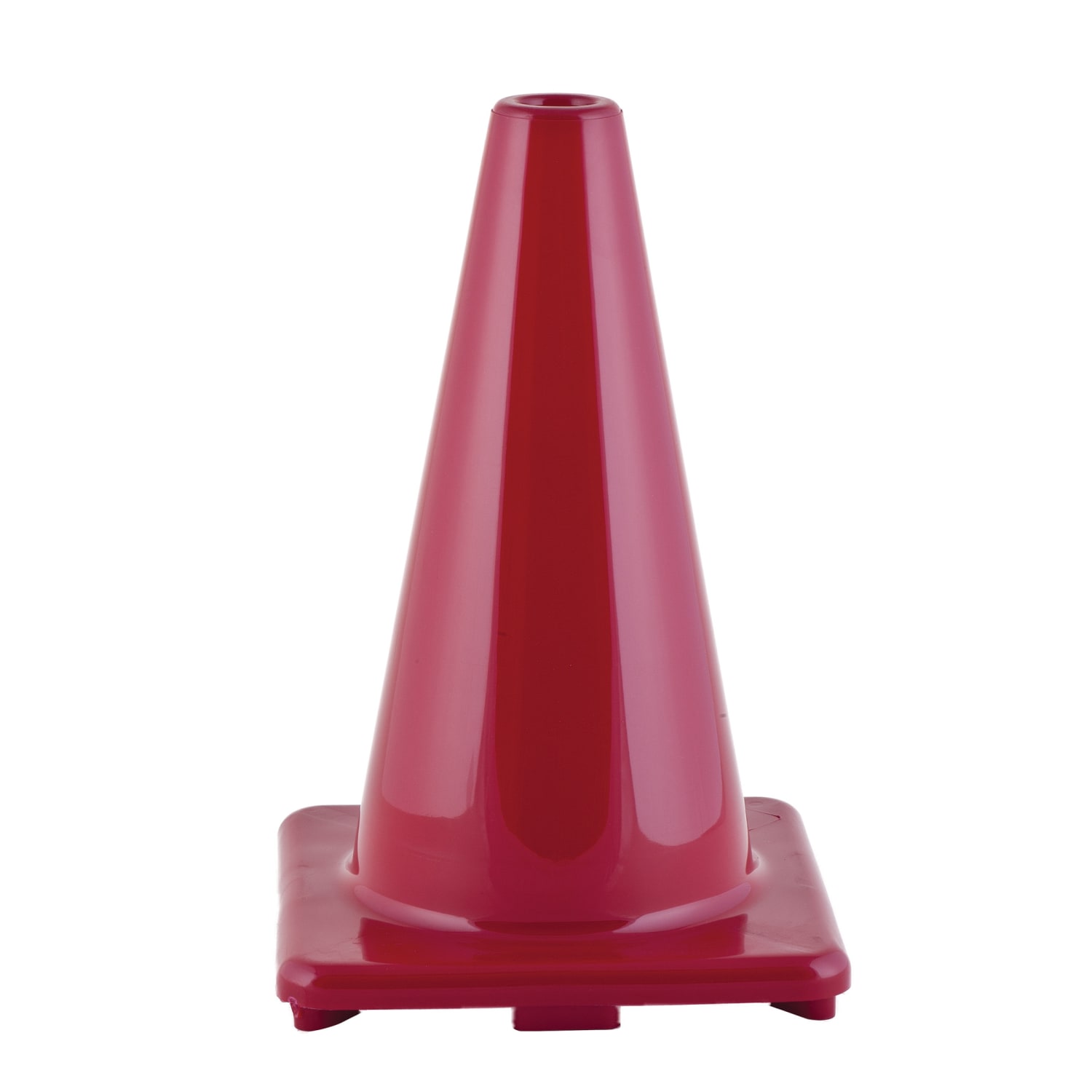 Champion Sports Hi-Visibility Flexible Vinyl Cones, 8in x 12in, Red, Pack Of 3 Cones - Image 3