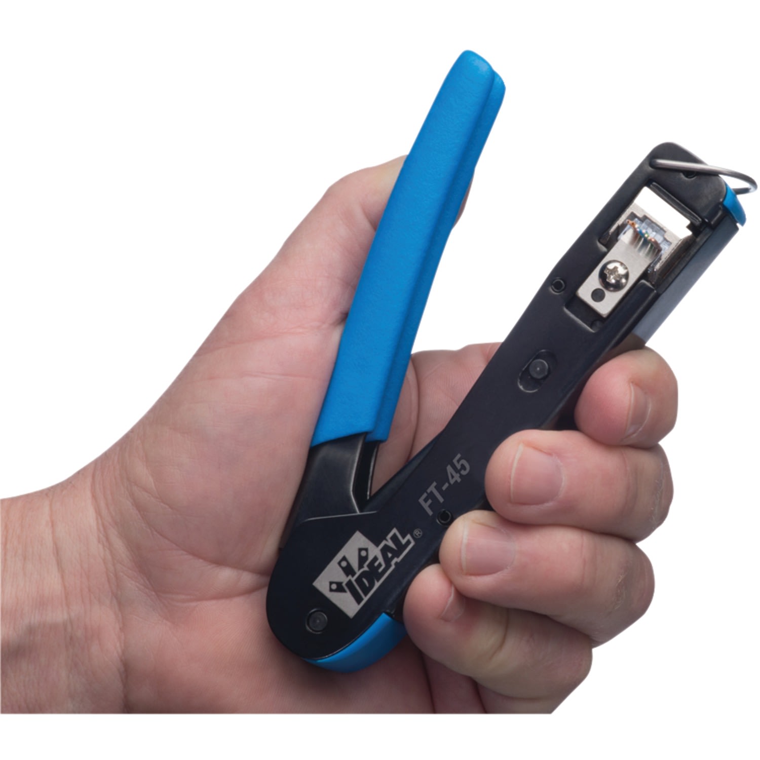 IDEAL FT-45 Feed-Thru Mod Plug Crimp Tool - Image 4