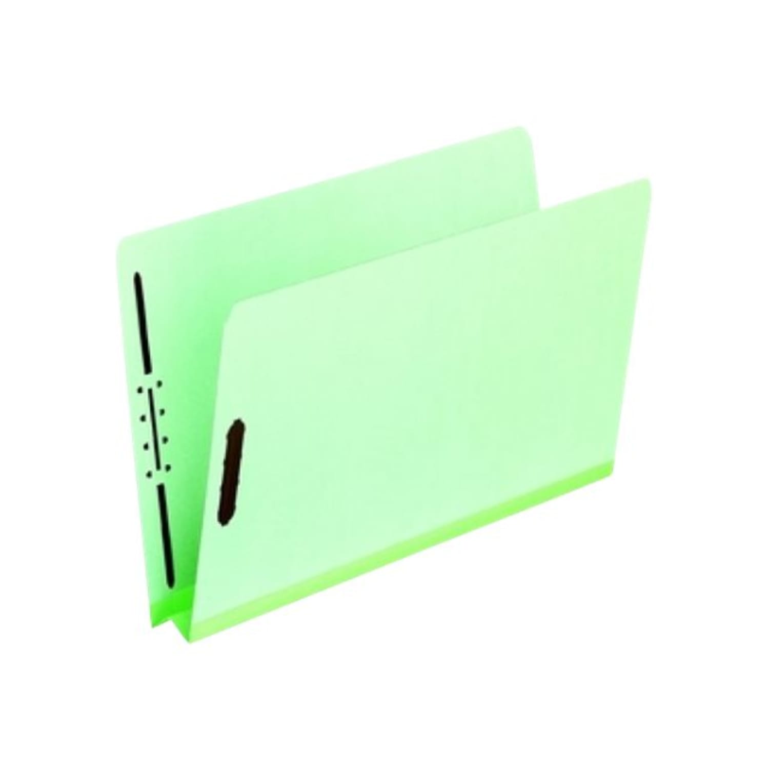 Pendaflex File Folders With Fasteners, Letter Size, Straight Cut, 2in Expansion, Light Green, Box Of 25 Folders - Image 3