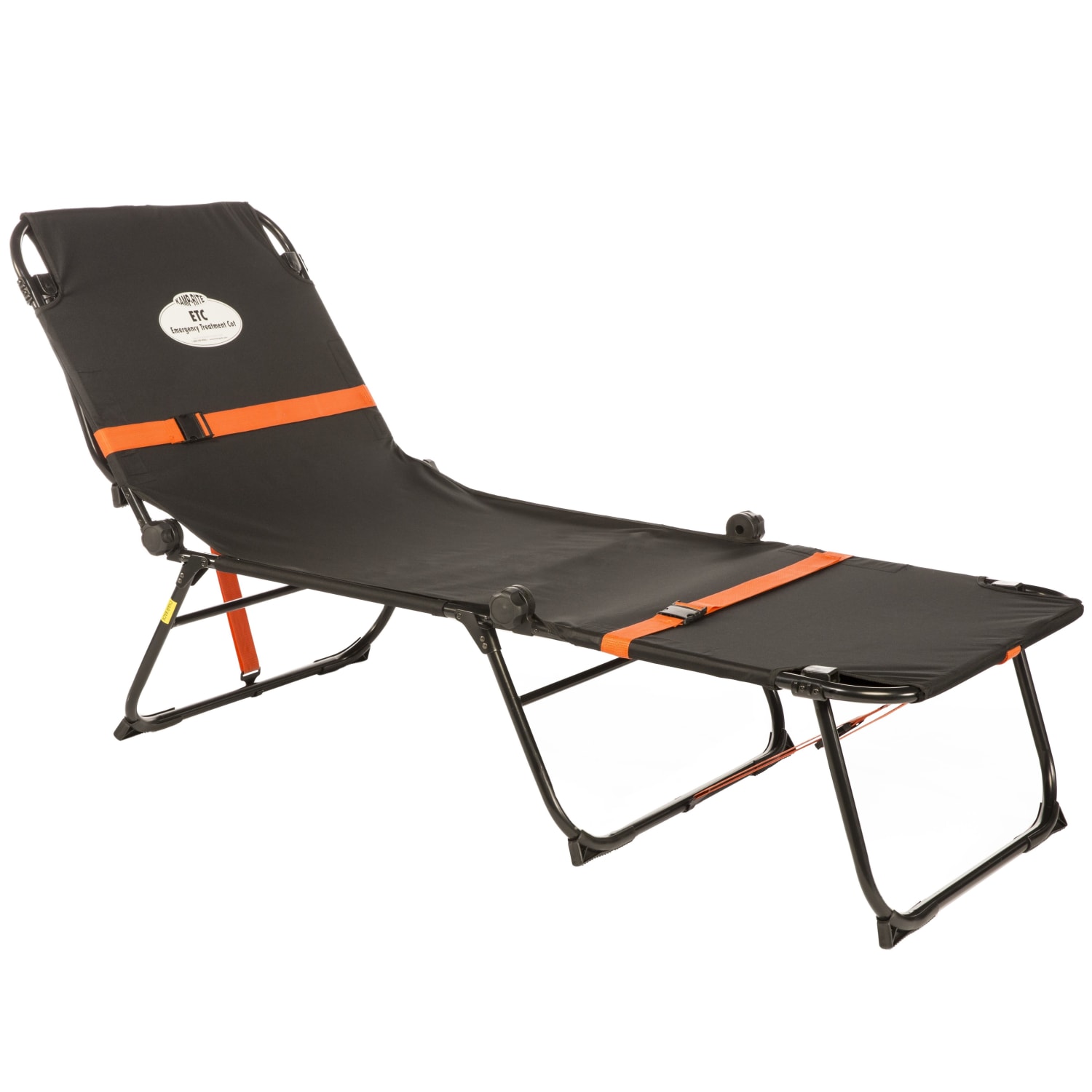 Kamp-Rite Emergency Treatment Cot, 17inH x 32inW x 85inD, Black - Image 3