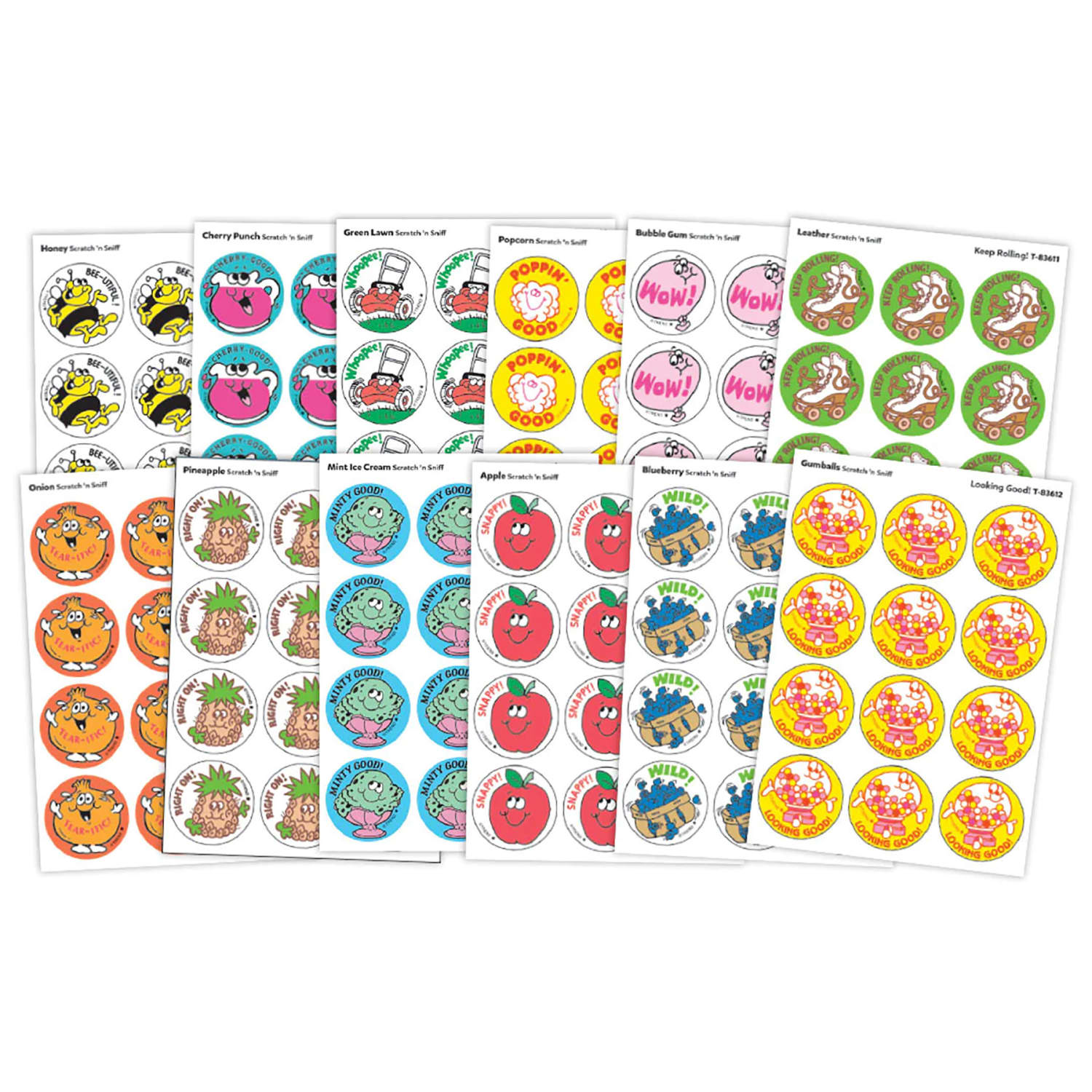 Trend Stickers on Parade Scratch N Sniff Stinky Stickers and Album, Retro - Image 4