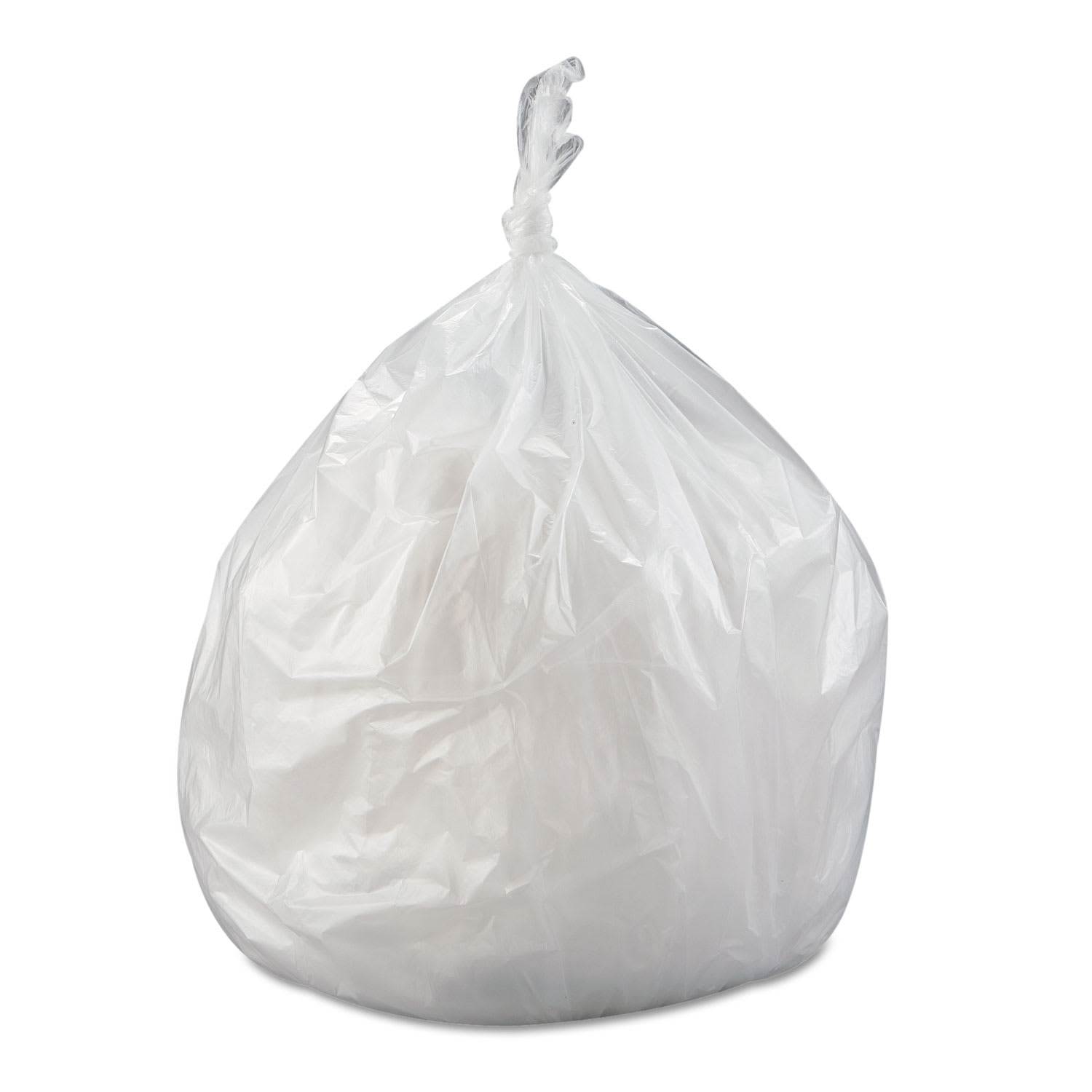 Interplast Group High Density Commercial Can Liner Value Pack, 45 gal, 12 mic, 40in x 46in, Clear, Interleaved Roll, 25 Bags/Roll, 10 Rolls/CT - Image 4