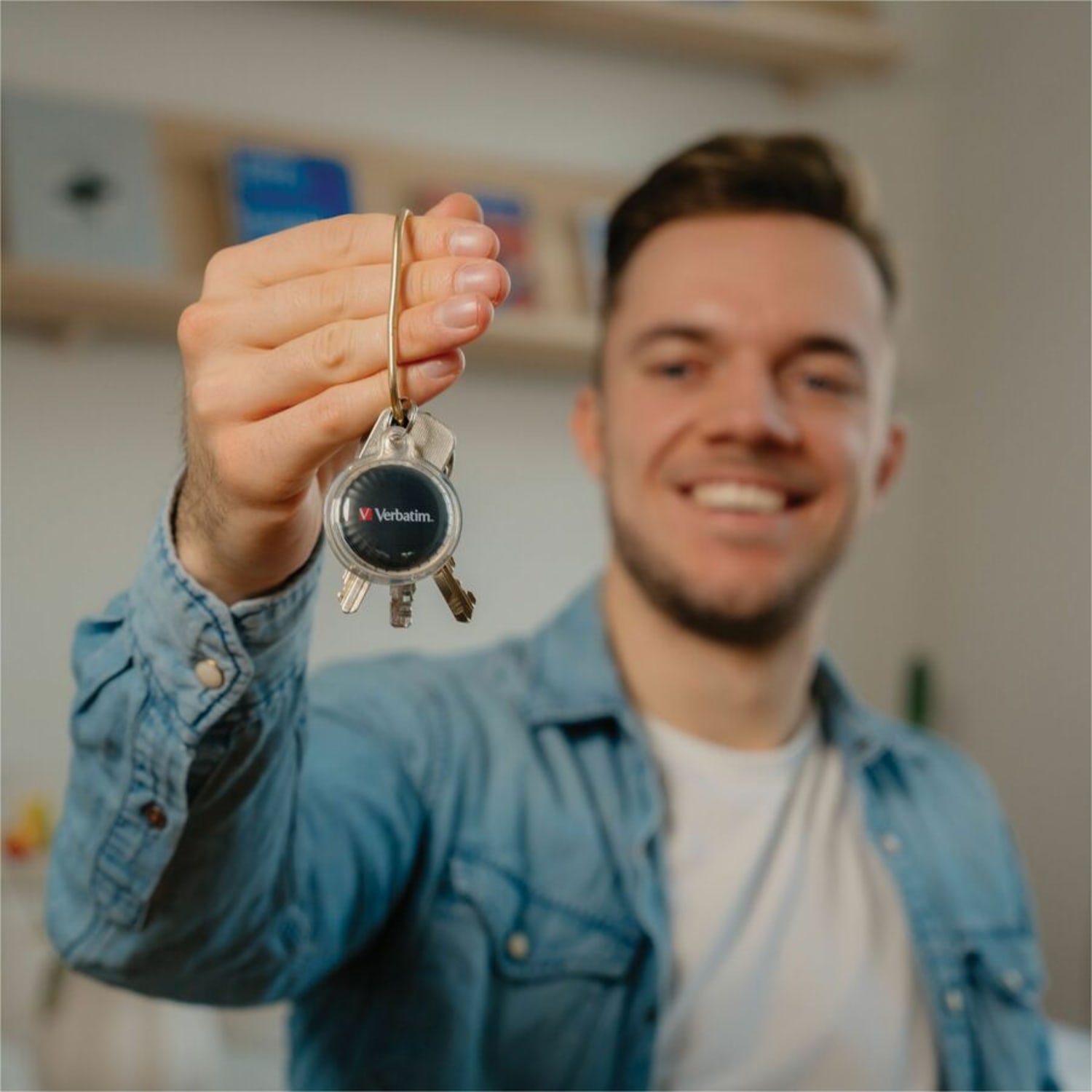 Verbatim My Finder Bluetooth Coin Tracker 1pk - Black - Bluetooth - Image 4