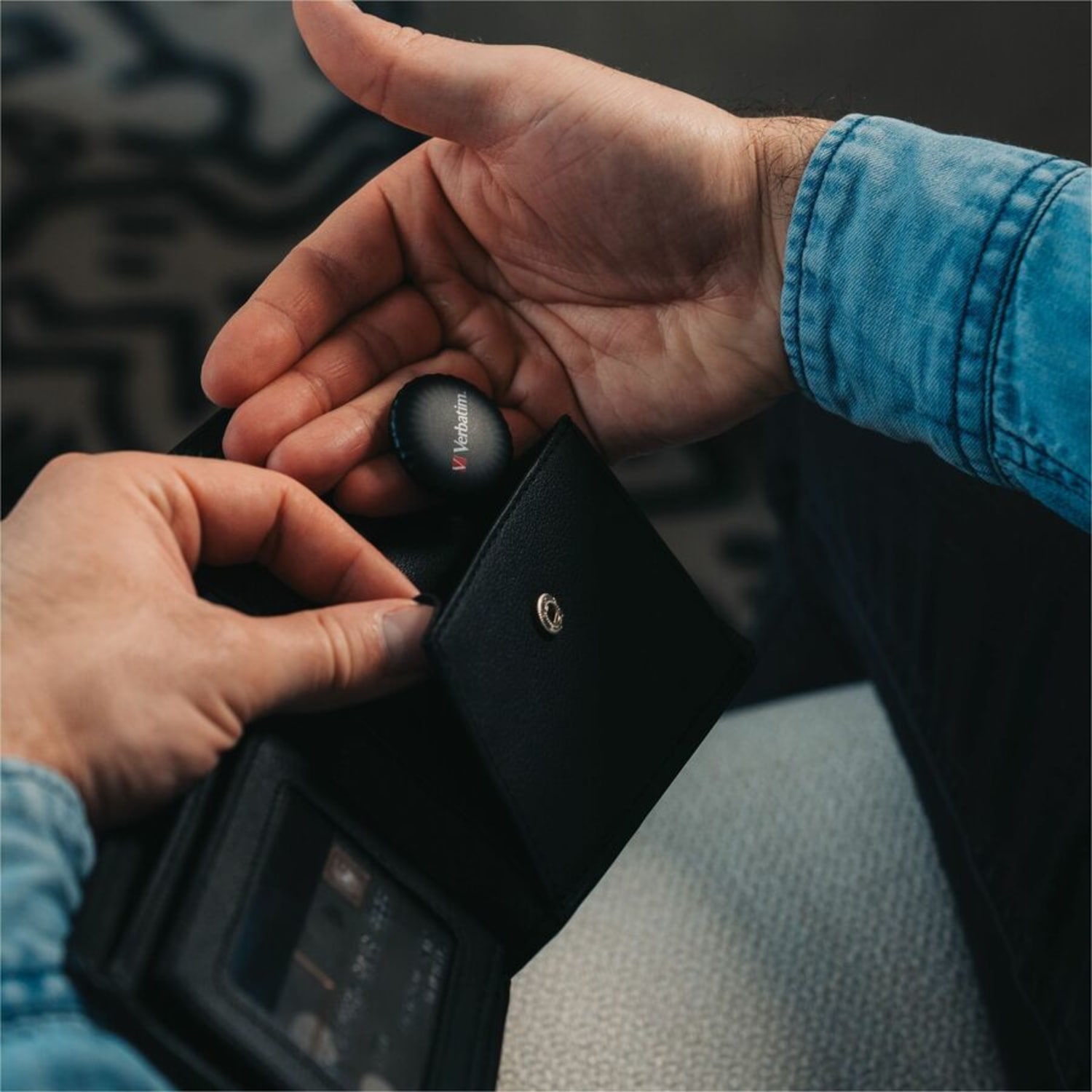 Verbatim My Finder Bluetooth Coin Tracker 1pk - Black - Bluetooth - Image 6