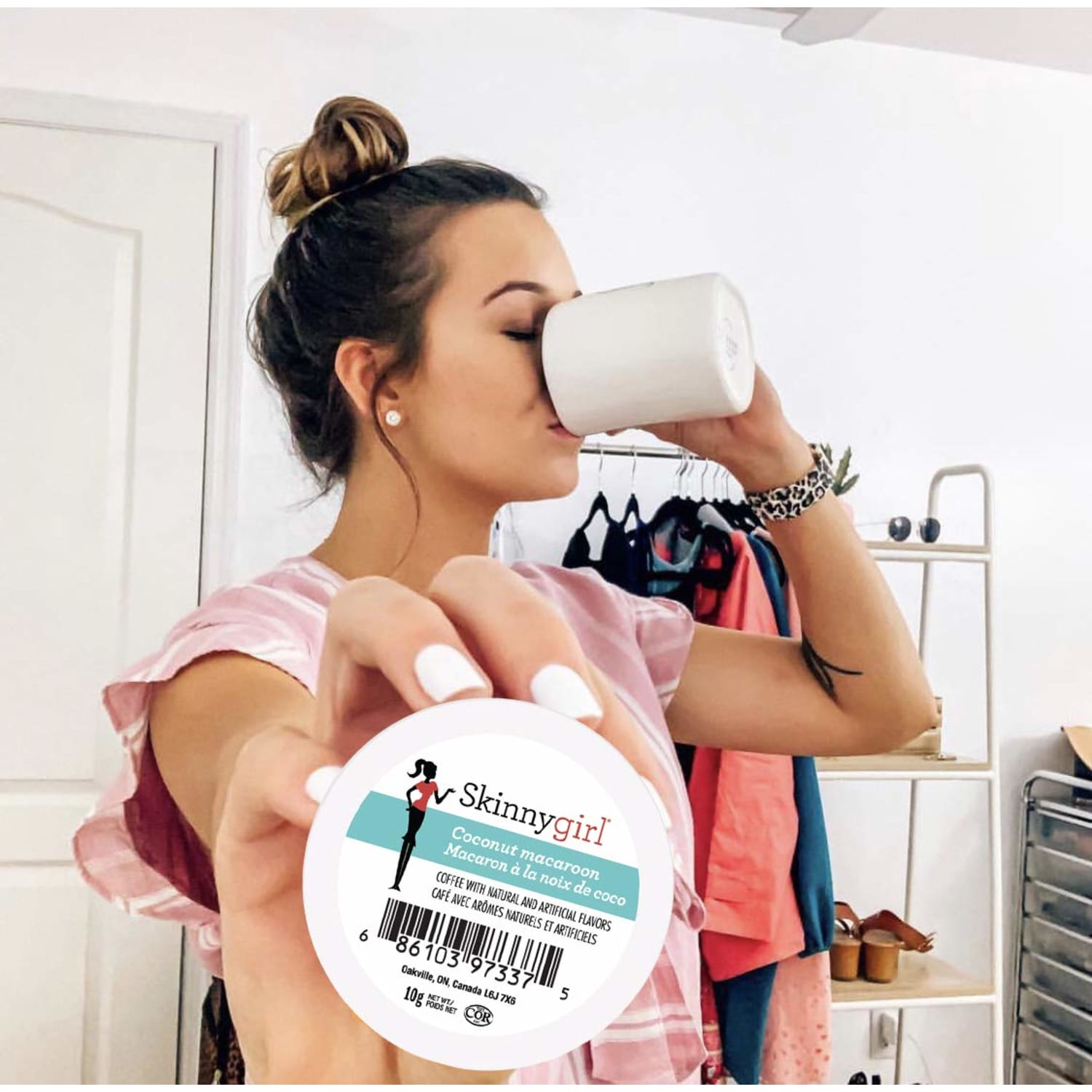 Skinnygirl Single-Serve K-Cup Coffee, Coconut Macaroon Medium Roast, Box Of 24 Pods - Image 3