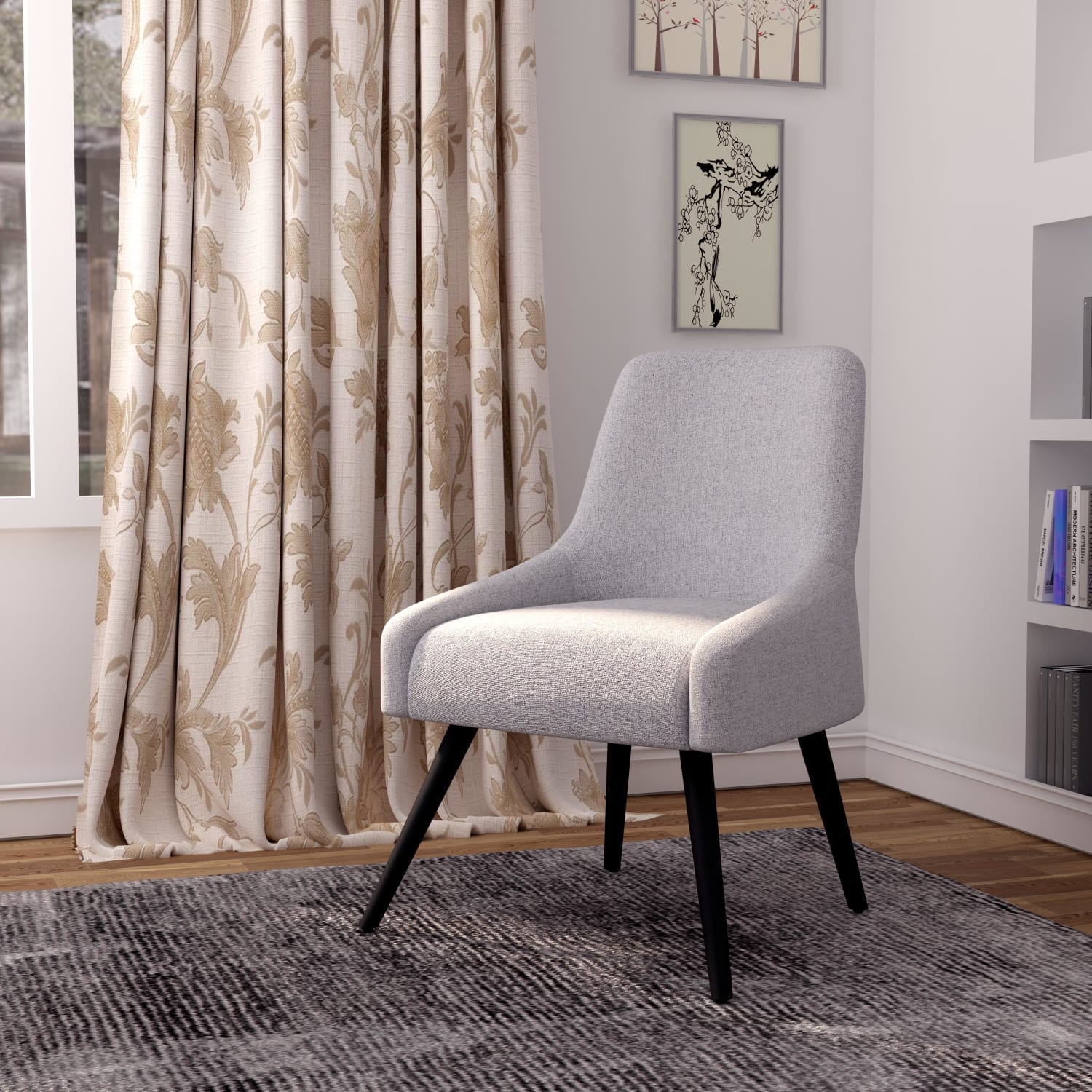 Boss Office Products Boyle Guest Chair, Gray