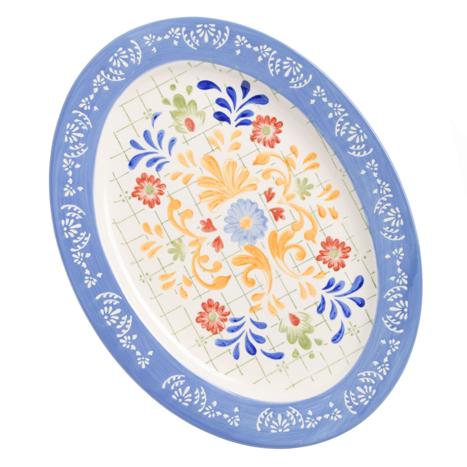 Gibson Laurie Gates Tierra Serving Platter, 13-13/16in, Multicolor - Image 5