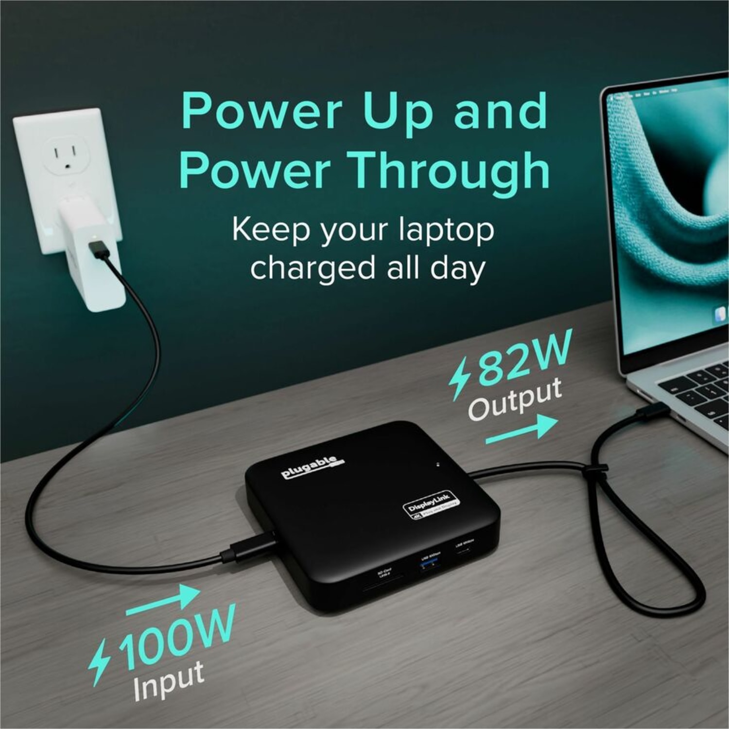 Plugable 7-in-1 USB C Docking Station Dual Monitor - Dual HDMI Dock is Compatible with Mac and Windows - USBC6950PDZ - Image 5