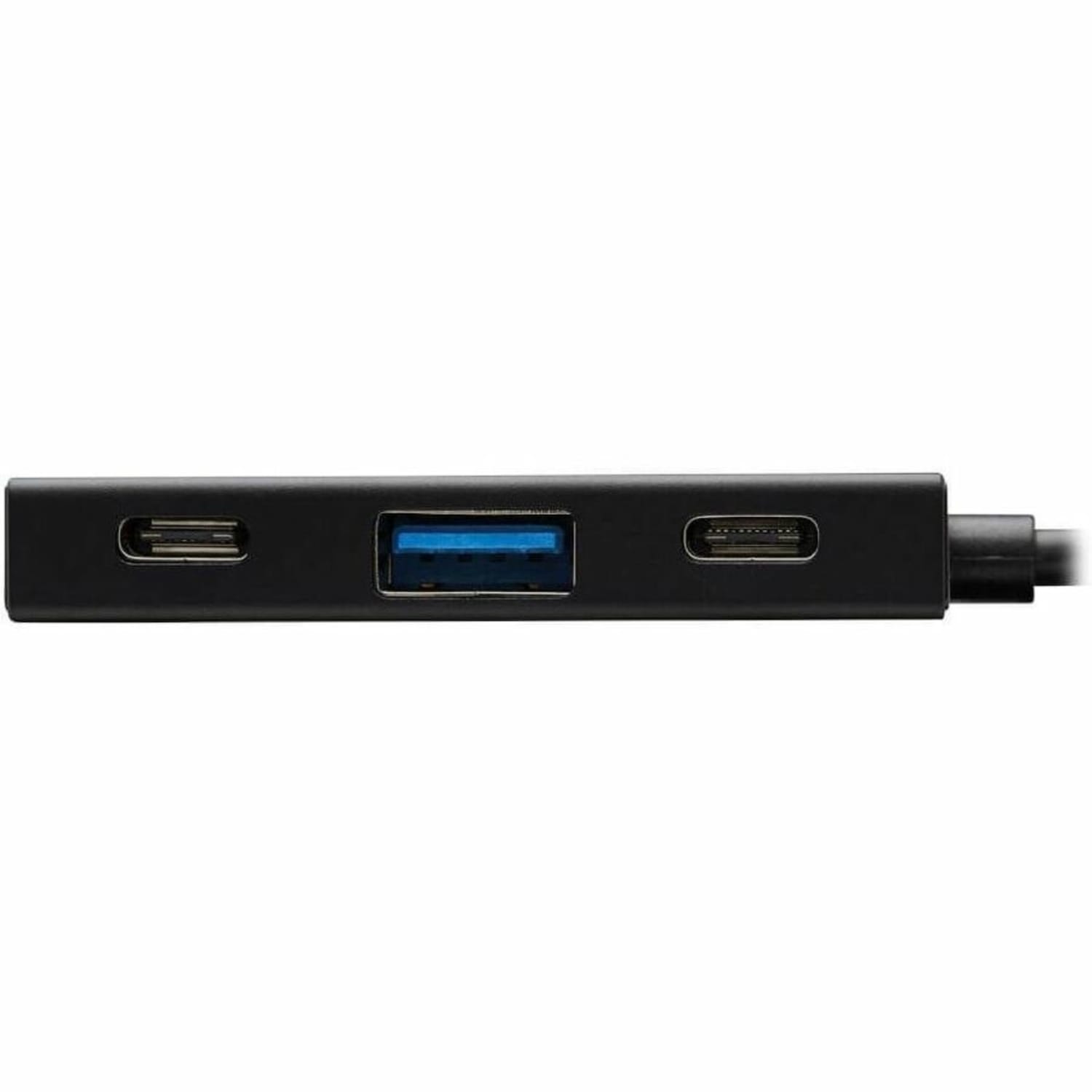 Eaton Tripp Lite Series 4-Port USB-C Hub - USB 3.x Gen 2 (10Gbps), 2x USB-A & 2x USB-C Ports, Thunderbolt 3, Aluminum Housing - U460-004-2A2C-2 - Image 3