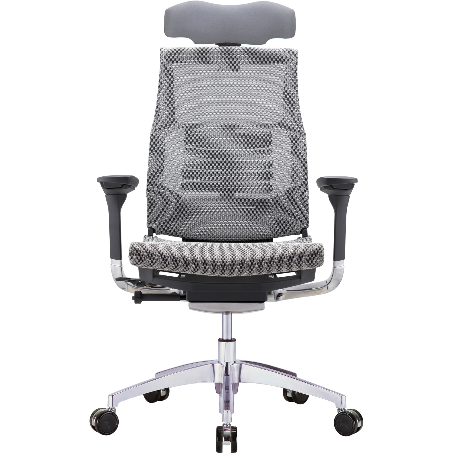 Raynor Powerfit Ergonomic Mesh High Back Executive Office Chair GrayBlack PopularChairscom