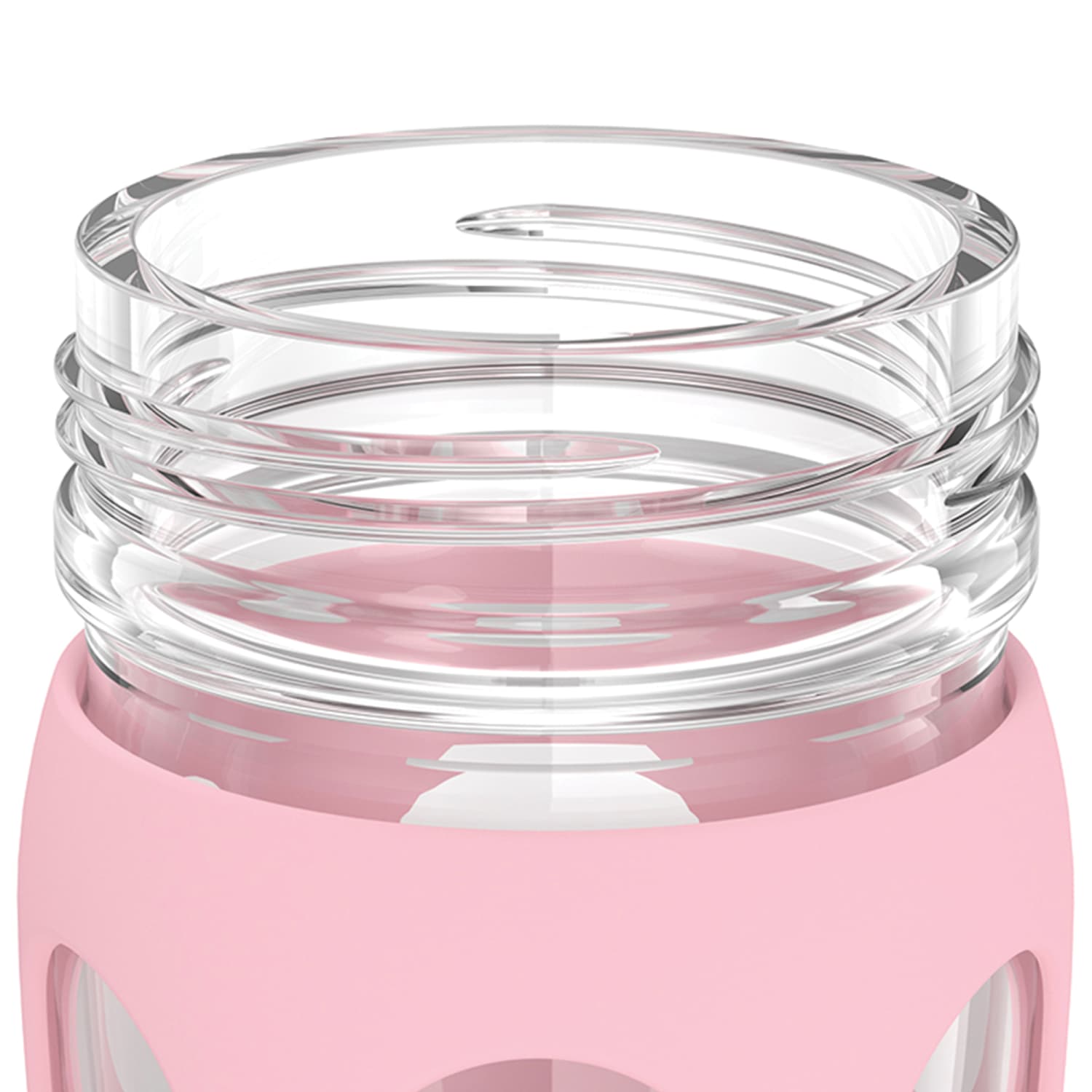 LifeFactory Glass Water Bottle With Active Flip Cap And Protective Silicone Sleeve, 22 Oz, Desert Rose - Image 4