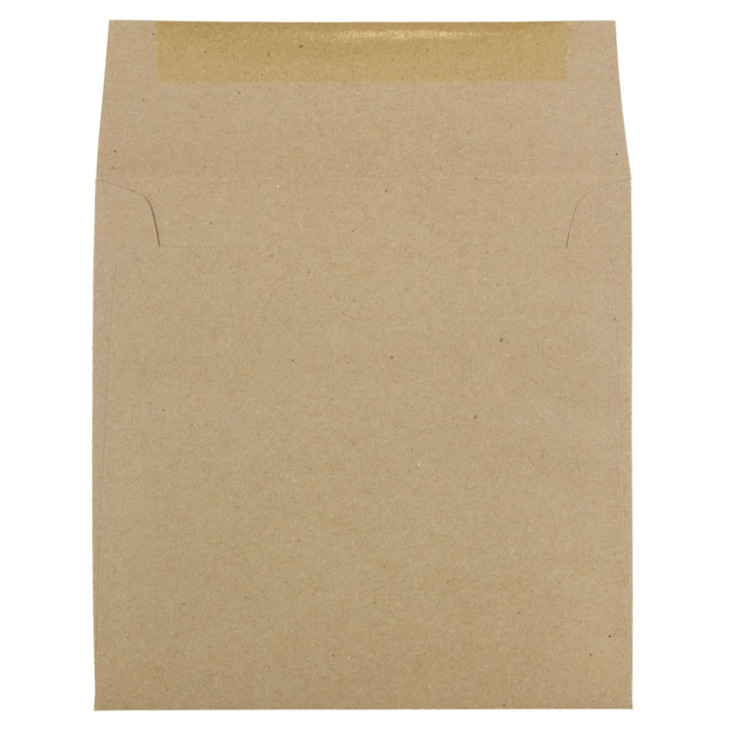 JAM Paper Square Envelopes, 6-1/2in x 6-1/2in, Peel & Seal, Brown, Pack Of 50 Envelopes - Image 3