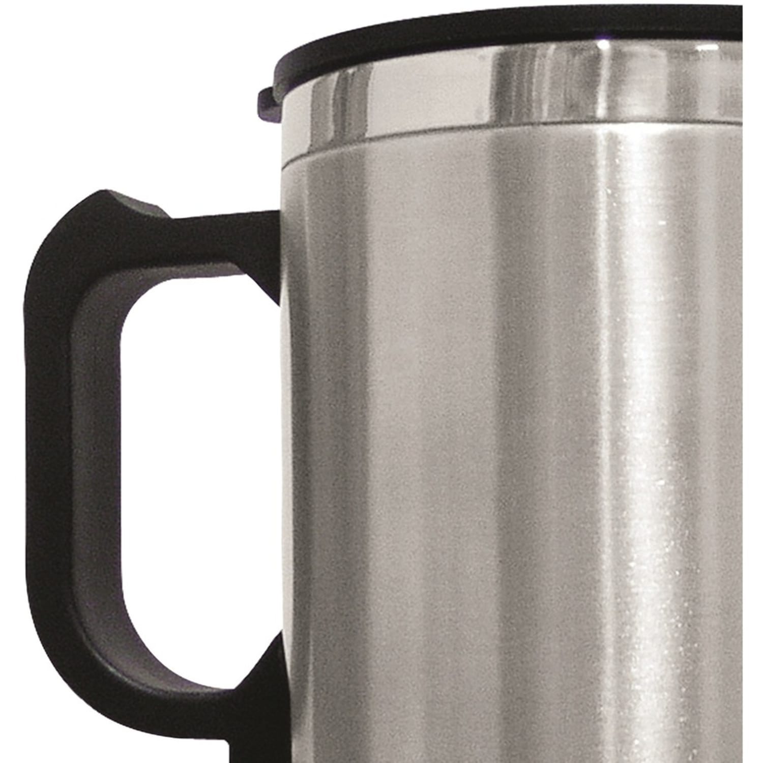 Brentwood Electric Coffee Mug With Wire Car Plug, 16 Oz., Silver - Image 6