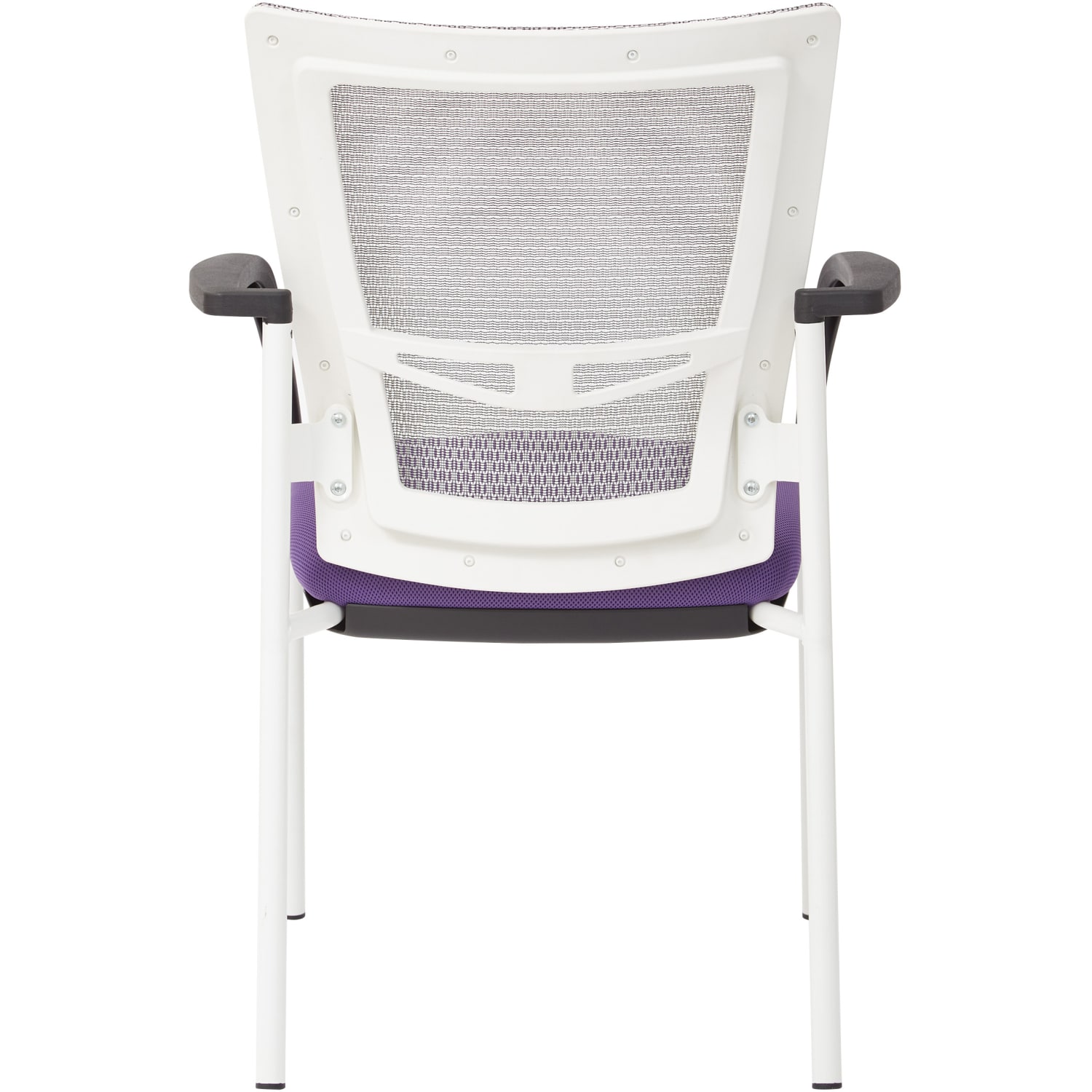 Office Star Low-Back Mesh Visitors Chair, Purple - Image 5