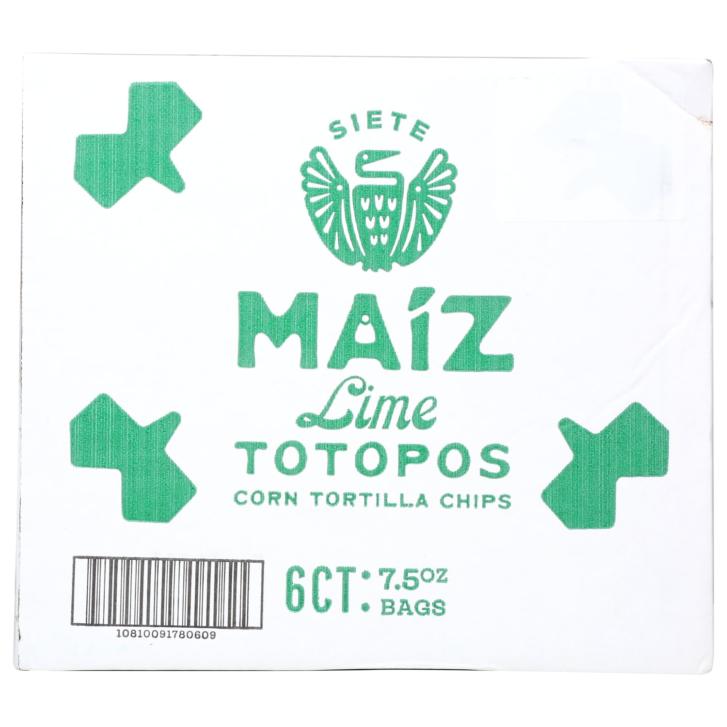 Siete Tortilla Chips, Maiz Lime Totopos, 7.5 Oz, Total Qty 6 - Image 5