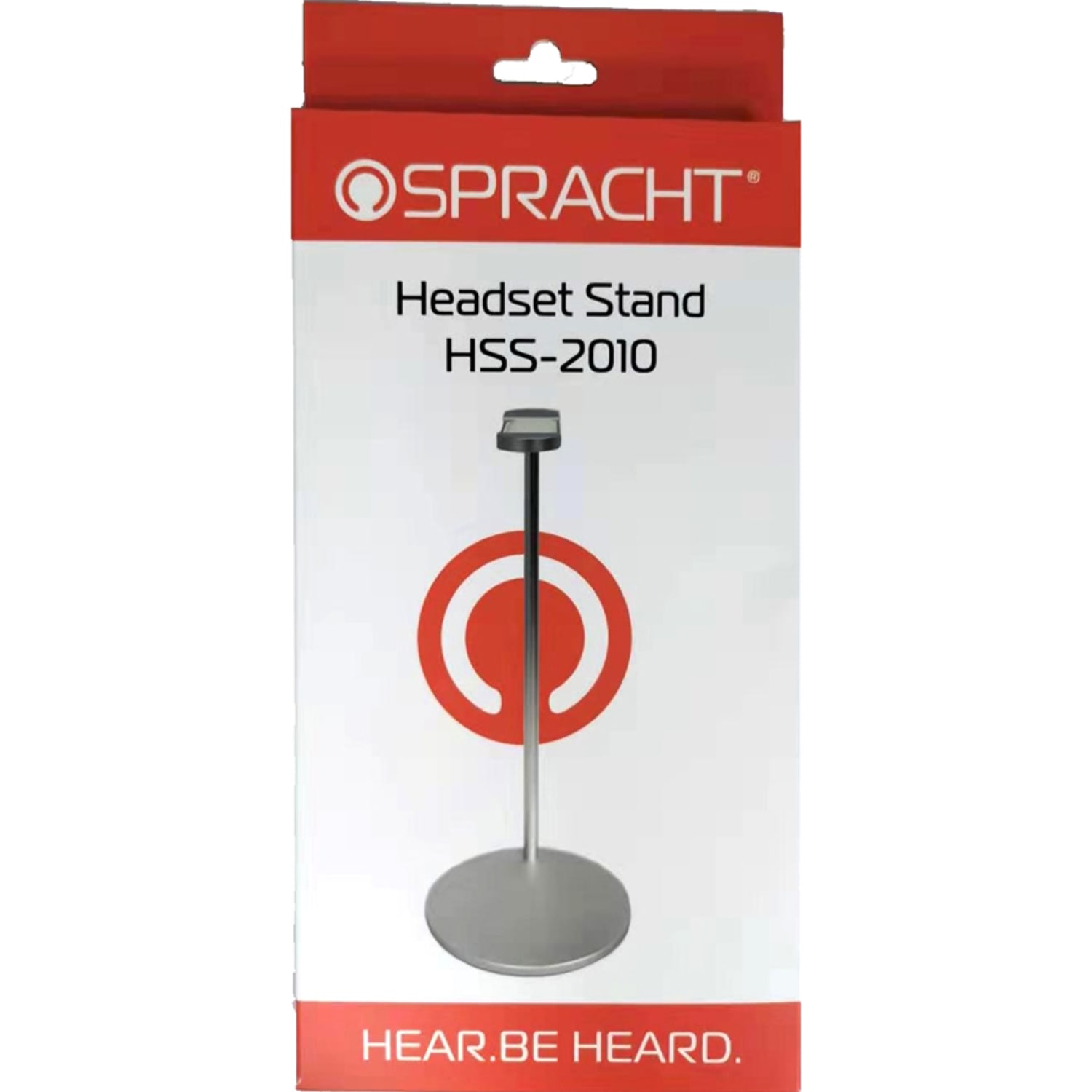 Spracht HSS-2010 Headset Holder - 4.3in Height x 4.3in Width x 9.9in Depth - Aluminum Alloy - Metallic Silver - Image 5