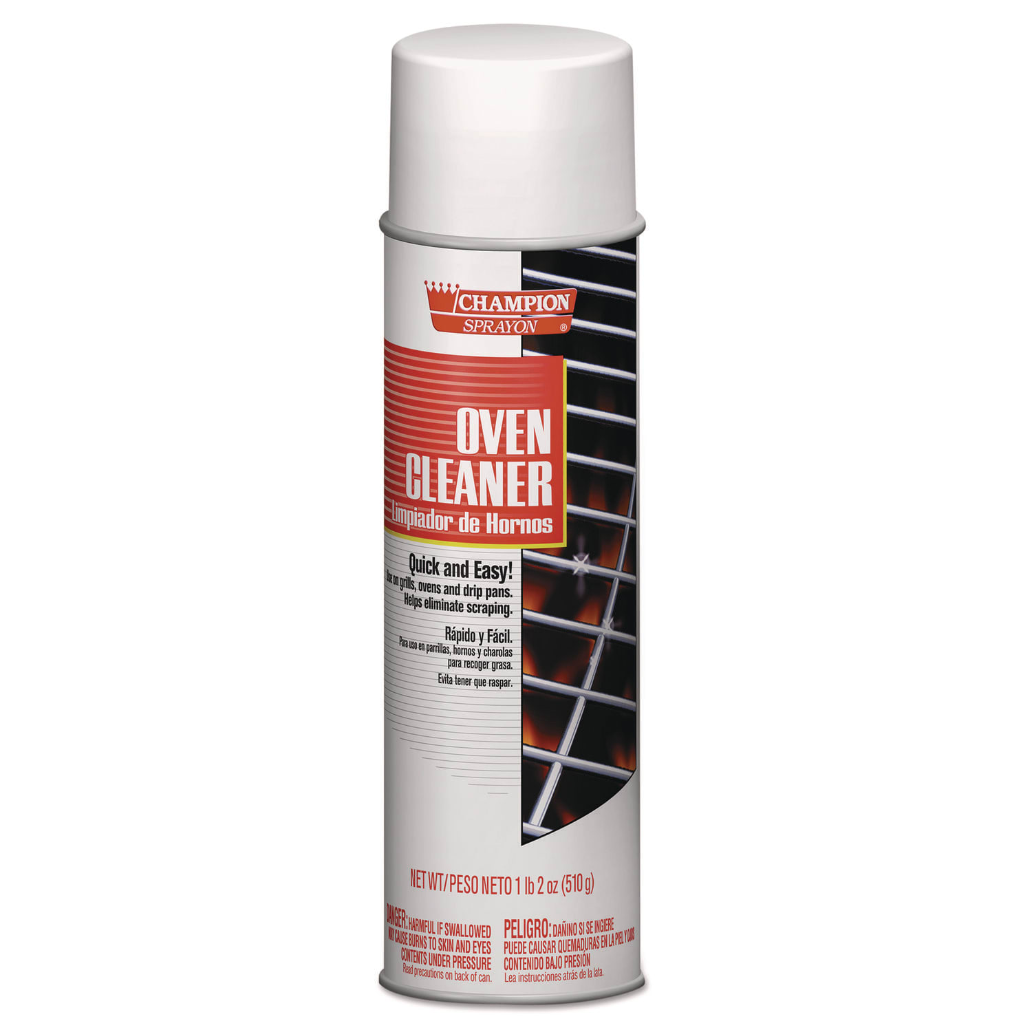 Chase Products Champion Sprayon Oven Cleaner, 18 oz Aerosol Spray, 12/Carton - Image 3
