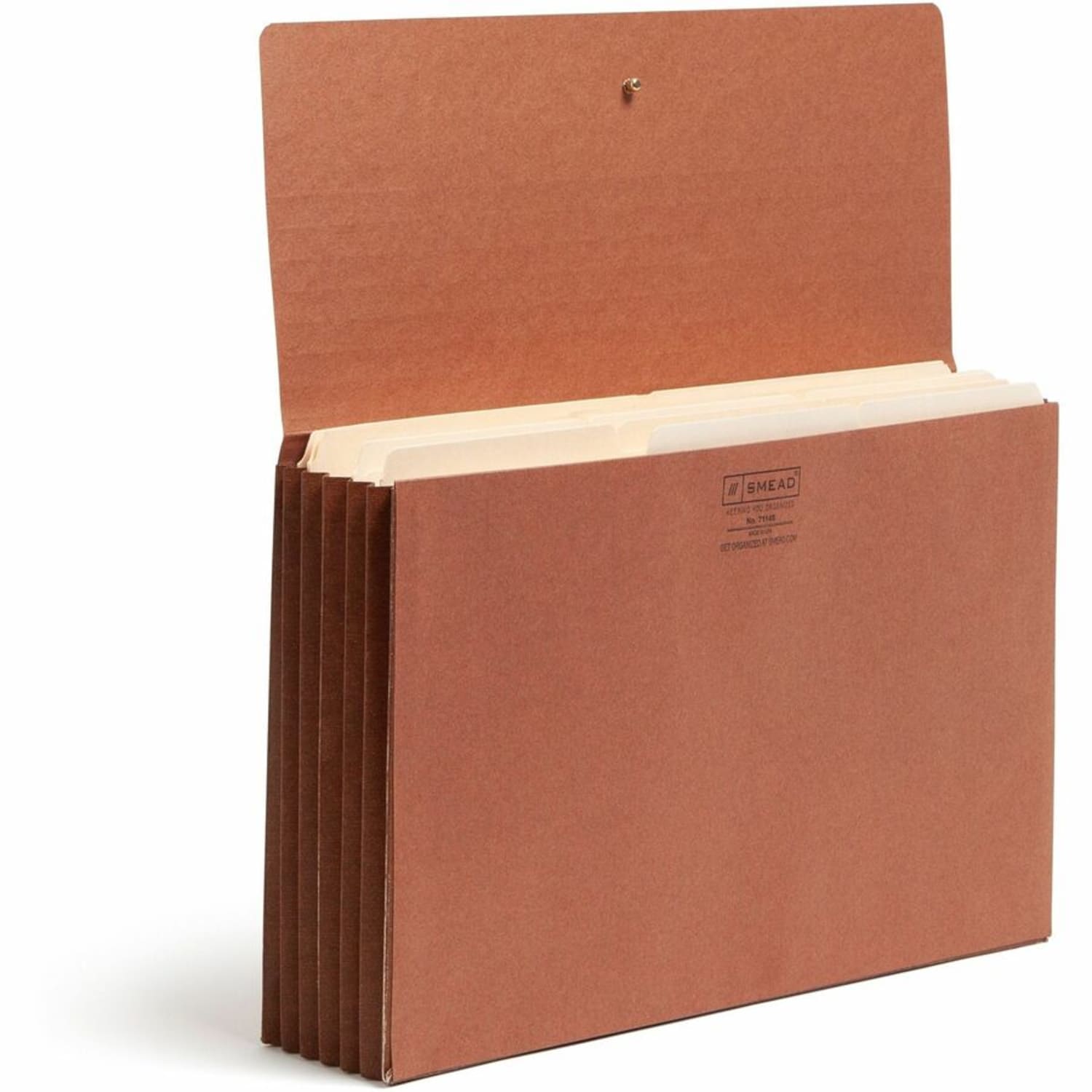 Smead Red Rope End-Tab Wallets, Legal Size, 5 1/4in Expansion, 30% Recycled, Redrope, Pack Of 10 - Image 4