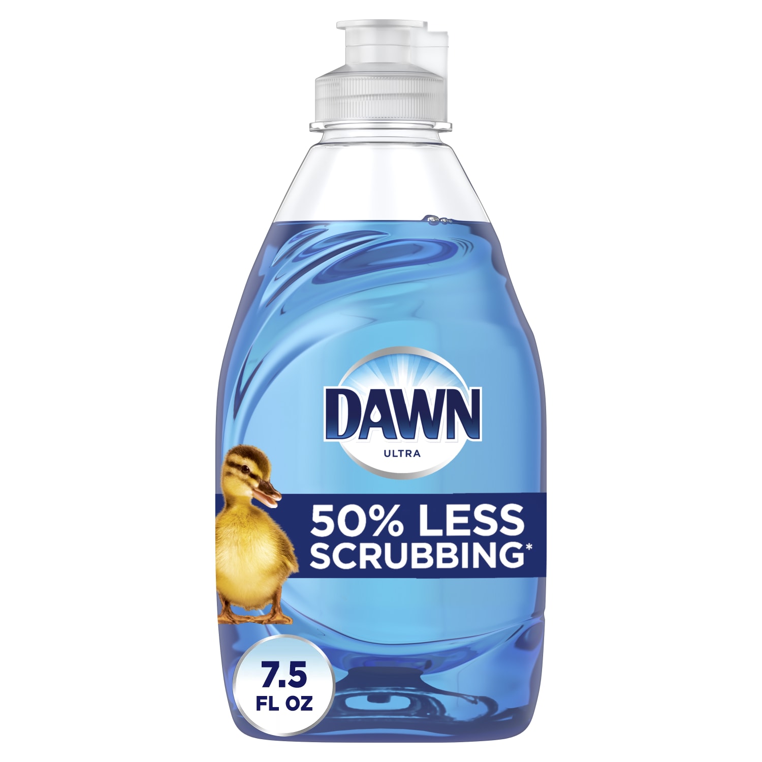 Dawn Ultra Dish Soap Dishwashing Liquid Bottles, Original, 7.5 Fl Oz, Blue, Case Of 12 Bottles - Image 3