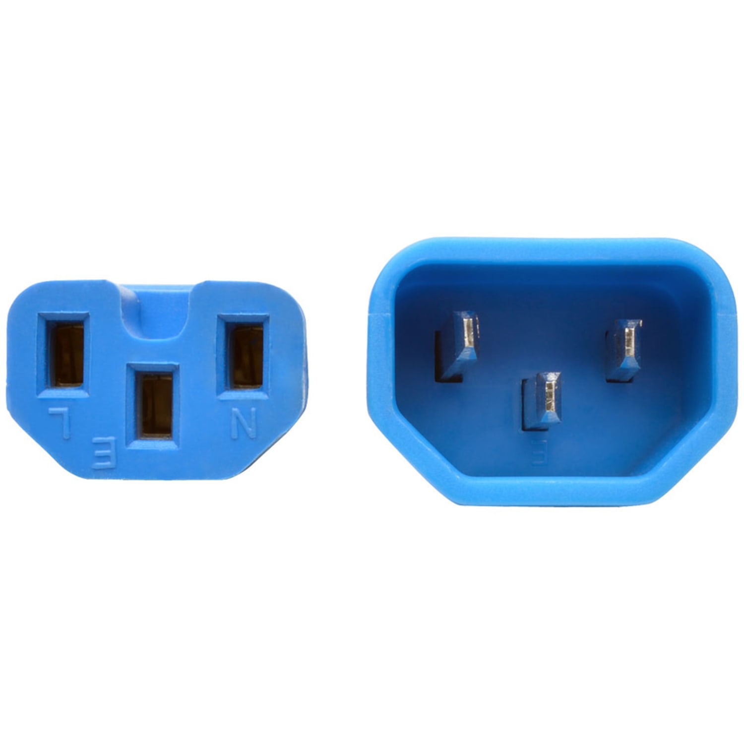 Eaton Tripp Lite Series Power Cord C14 to C15 - Heavy-Duty, 15A, 250V, 14 AWG, 2 ft. (0.61 m), Blue - P018002ABL - Image 4