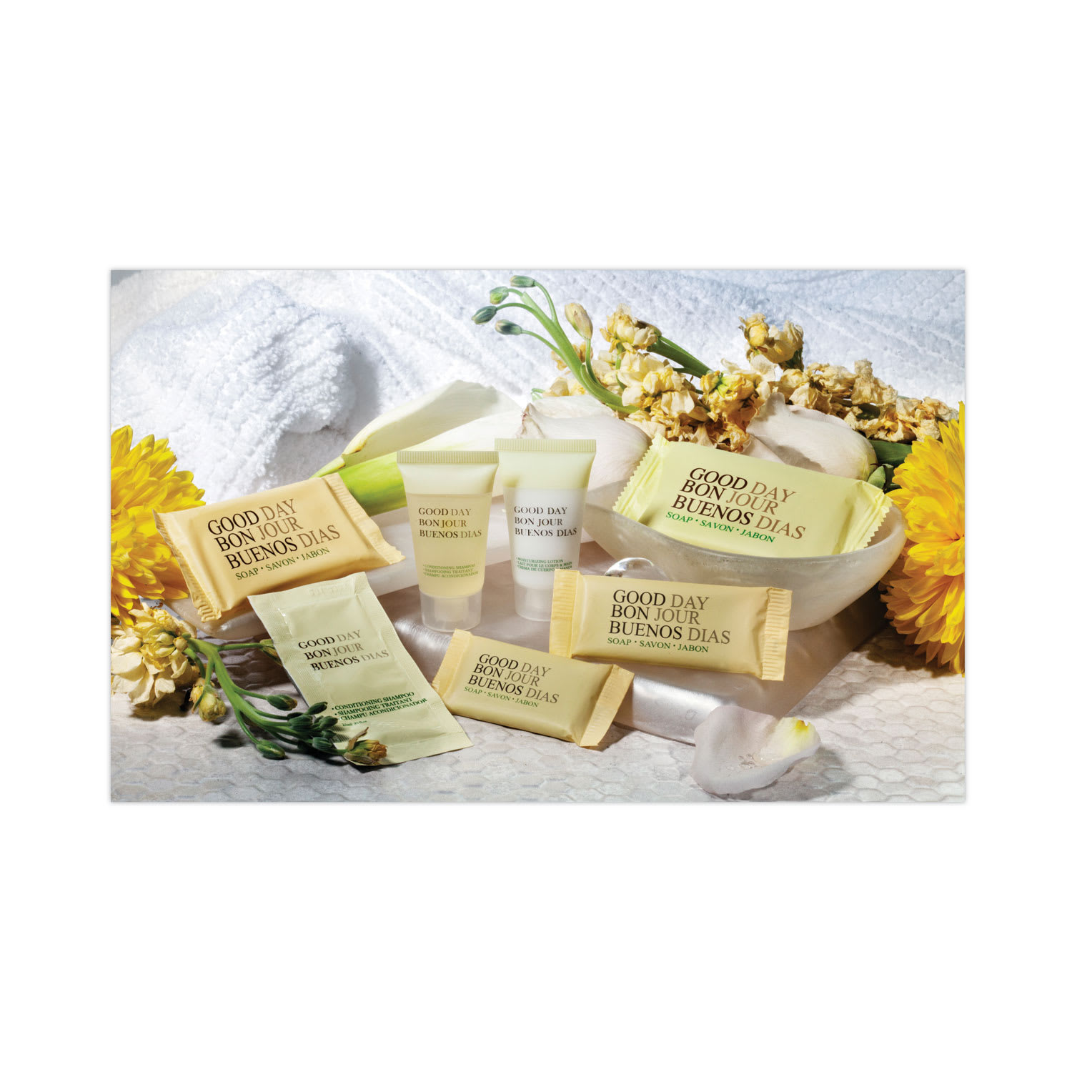 Good Day Unwrapped Amenity Bar Soap, Fresh Scent, # 1/2, 1,000/Carton - Image 6