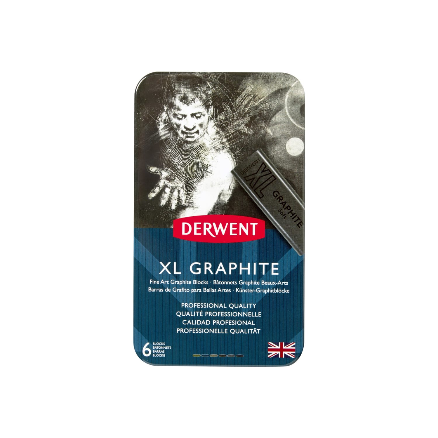 Derwent XL Graphite - Crayon - graphite (pack of 6) - Image 3