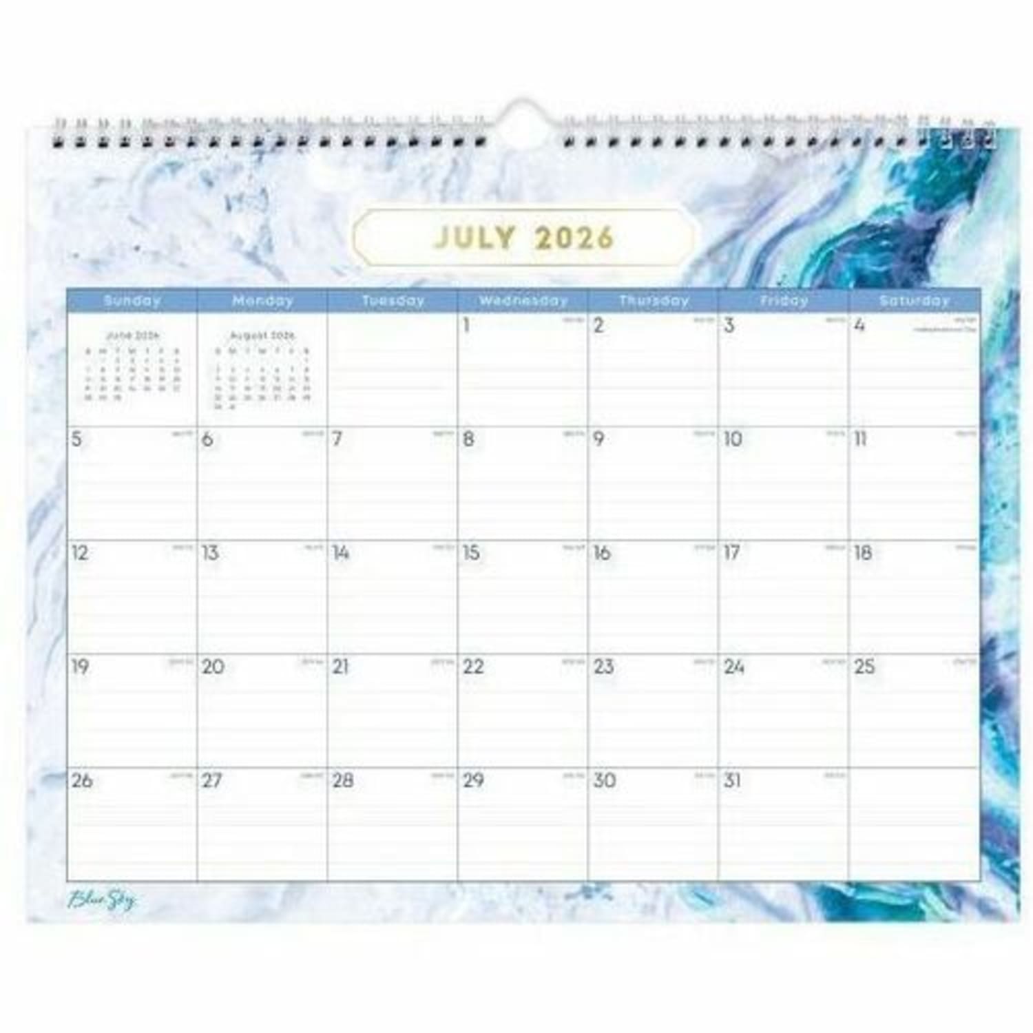 Wall Calendar BS Gemma - 15x12 AY26-27 Monthly Safety Wirebound - - Image 5