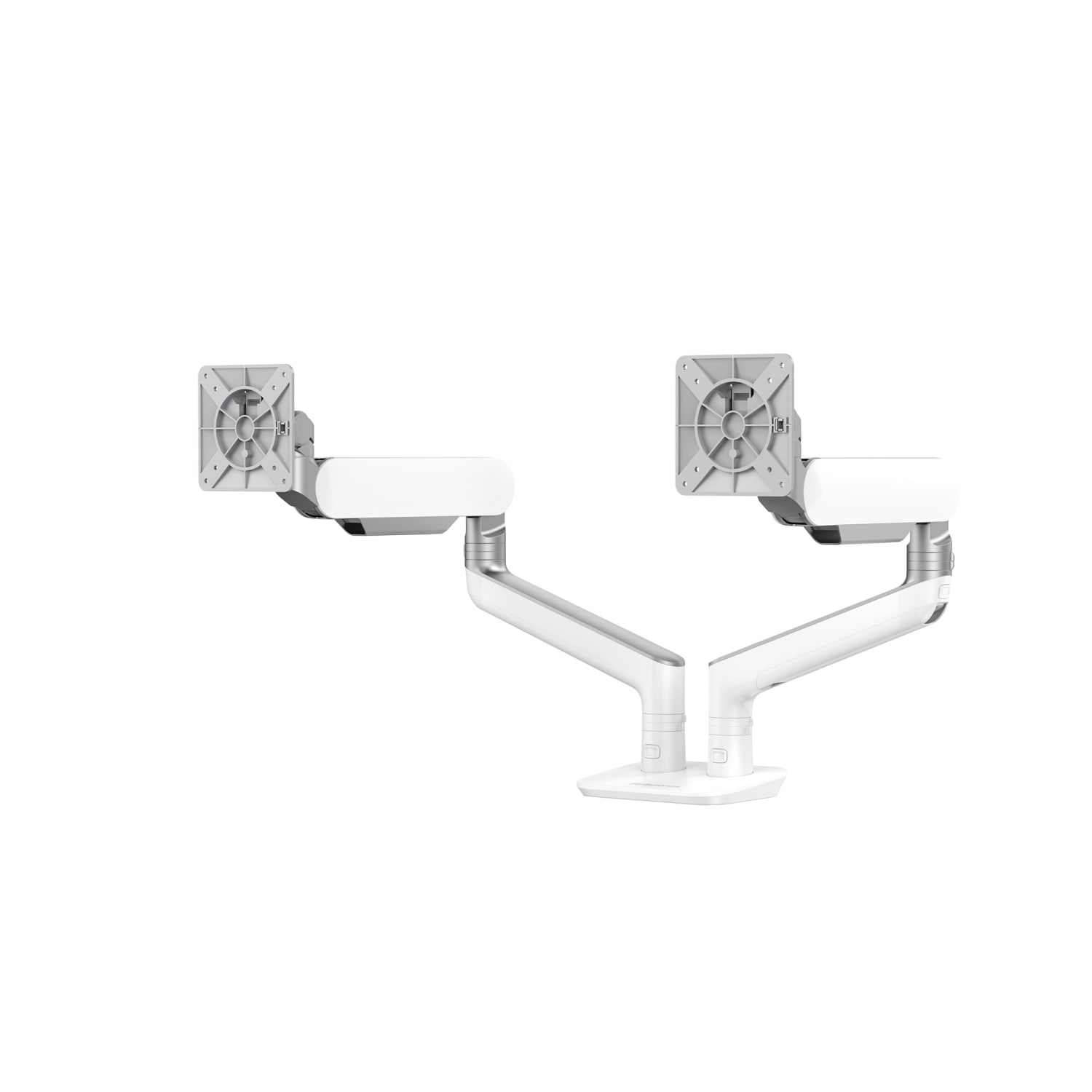 Fellowes Rising 2 Dual Monitor Arm, Fully Adjustable, 28 Lb Capacity Per Arm, Maximum Monitor Width 42.3in, Designer White - Image 3