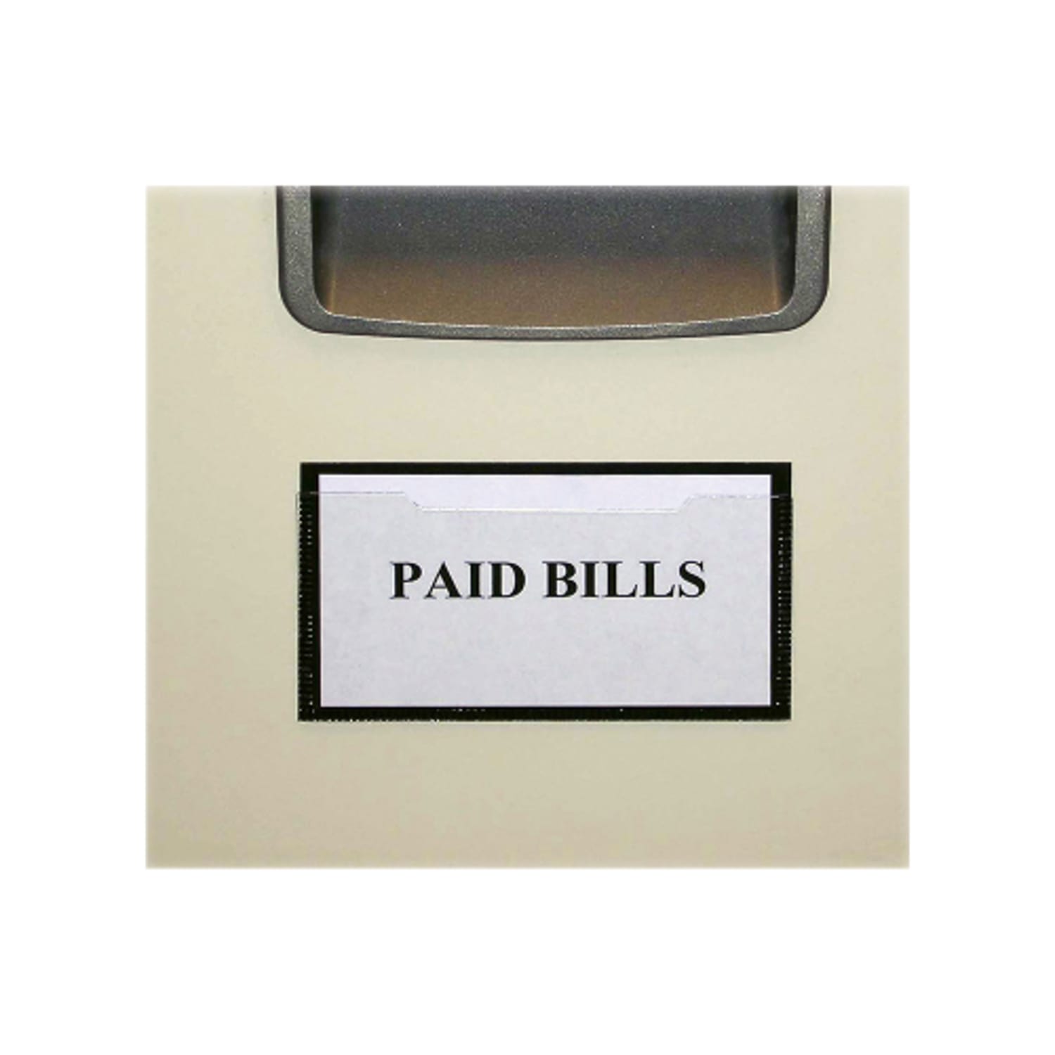 Tatco Magnetic Label Holders, 2 3/8in x 4 3/8in, White, Pack Of 10