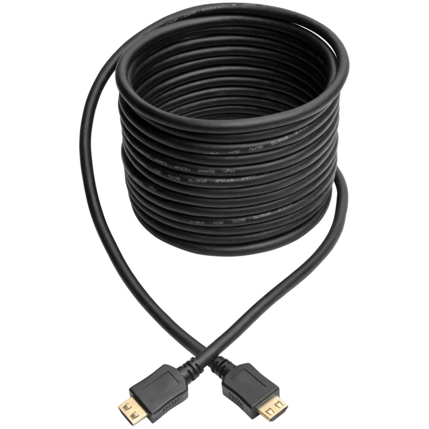 Eaton Tripp Lite Series High-Speed HDMI Cable, Gripping Connectors, 4K (M/M), Black, 20 ft. (6.09 m) - HDMI  - P568020BKGRP - Image 3