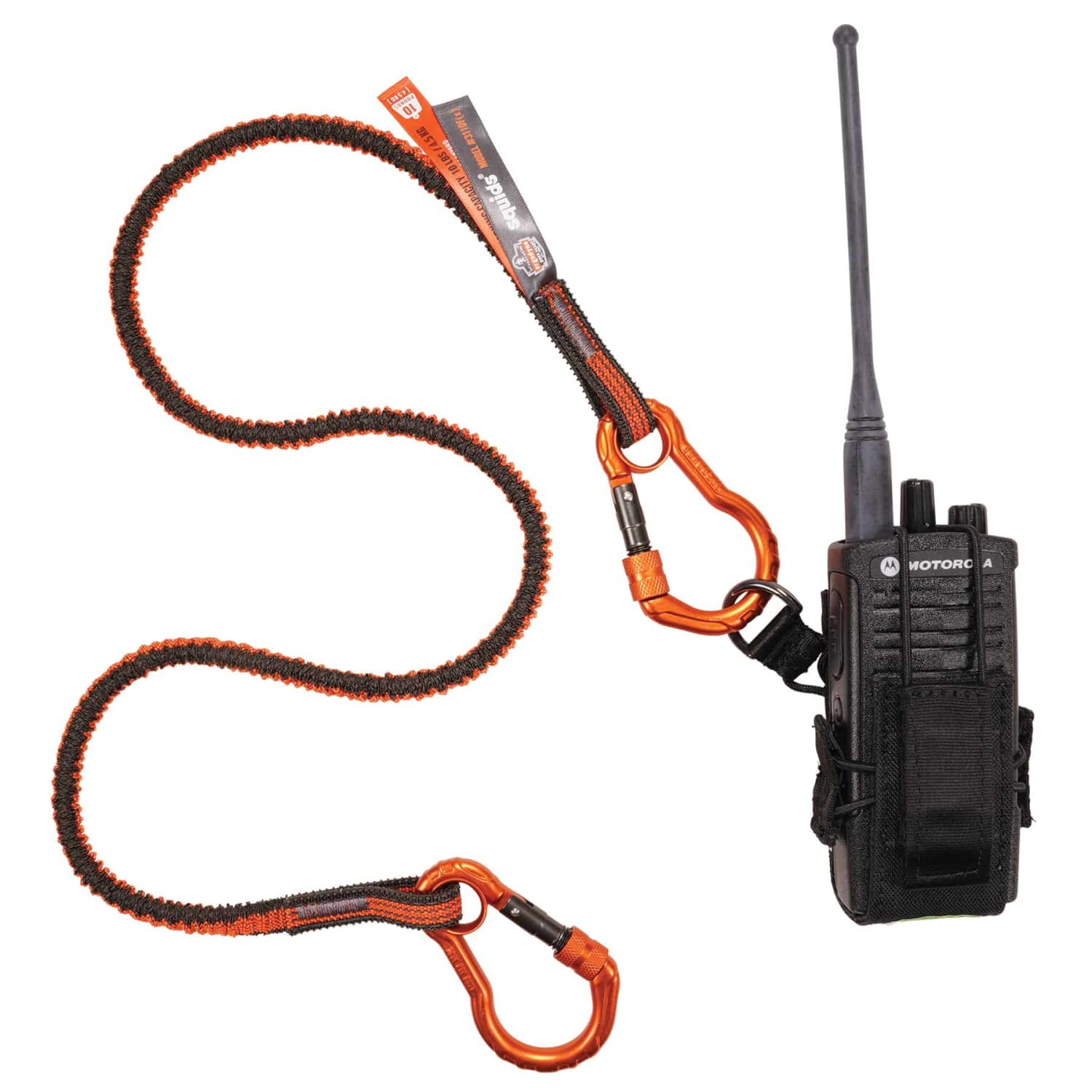 Ergodyne Squids 3772 Radio Holster Trap, Large, Black