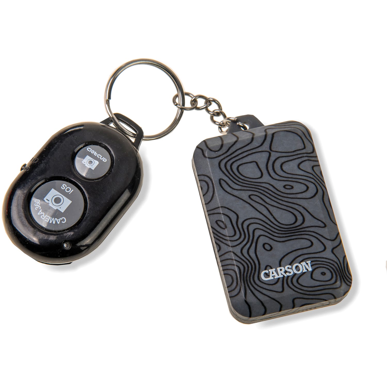Carson 120-Lumen COB LED Keychain Flashlight With Stainless Steel Keyring, 2-7/16in x 1/2in, Gray - Image 6
