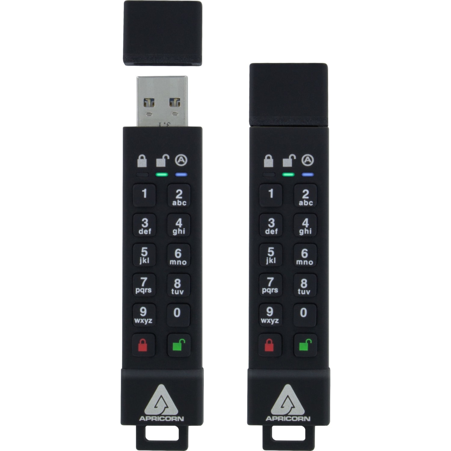 Apricorn 32GB Aegis Secure Key 3z USB 3.1 Flash Drive - 32 GB - USB 3.1 - 77 MB/s Read Speed - 72 MB/s Write Speed - ASK3Z32GB - Image 4