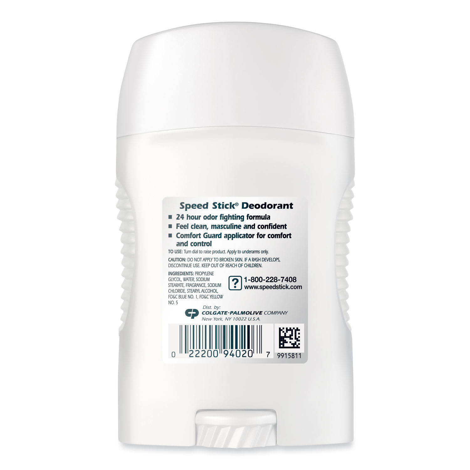 Speed StickDeodorant, Regular Scent, 1.8 oz, White, 12/Carton - Image 5