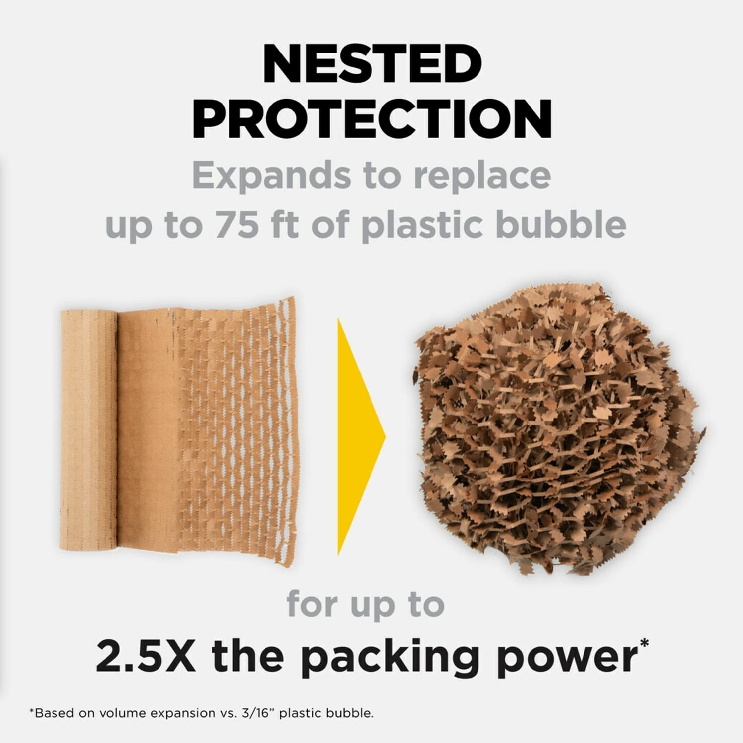 Scotch Cushion Lock Protective Wrap, 12 in x 175 ft, 1 Roll, 100% Recycled Paper, Honeycomb Packing Paper, Alternative for Bubble Cushion Wrap, Brown - Image 5