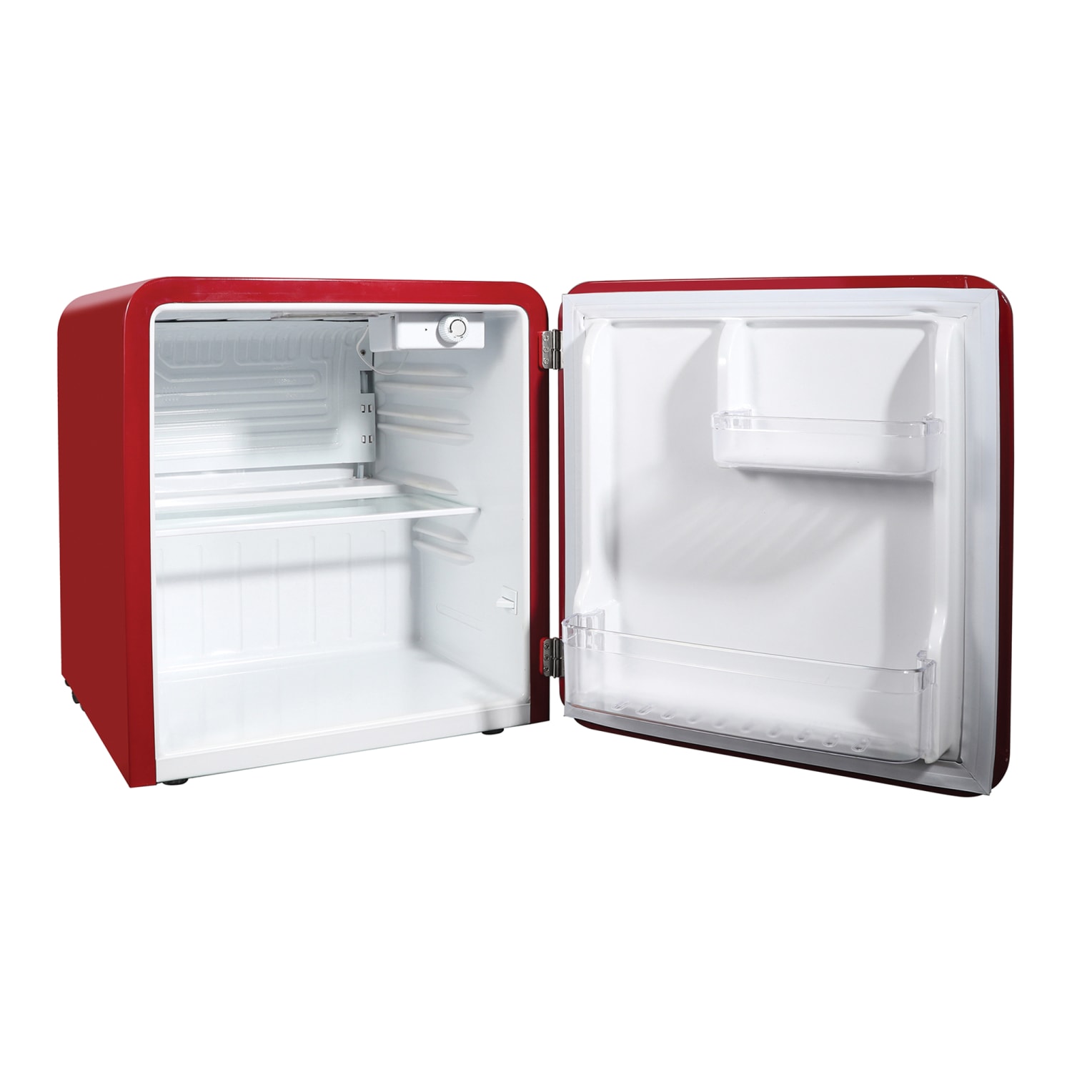 Magic Chef 1.6 Cu. Ft. Retro Mini Fridge With Manual Defrost, Red - Image 5