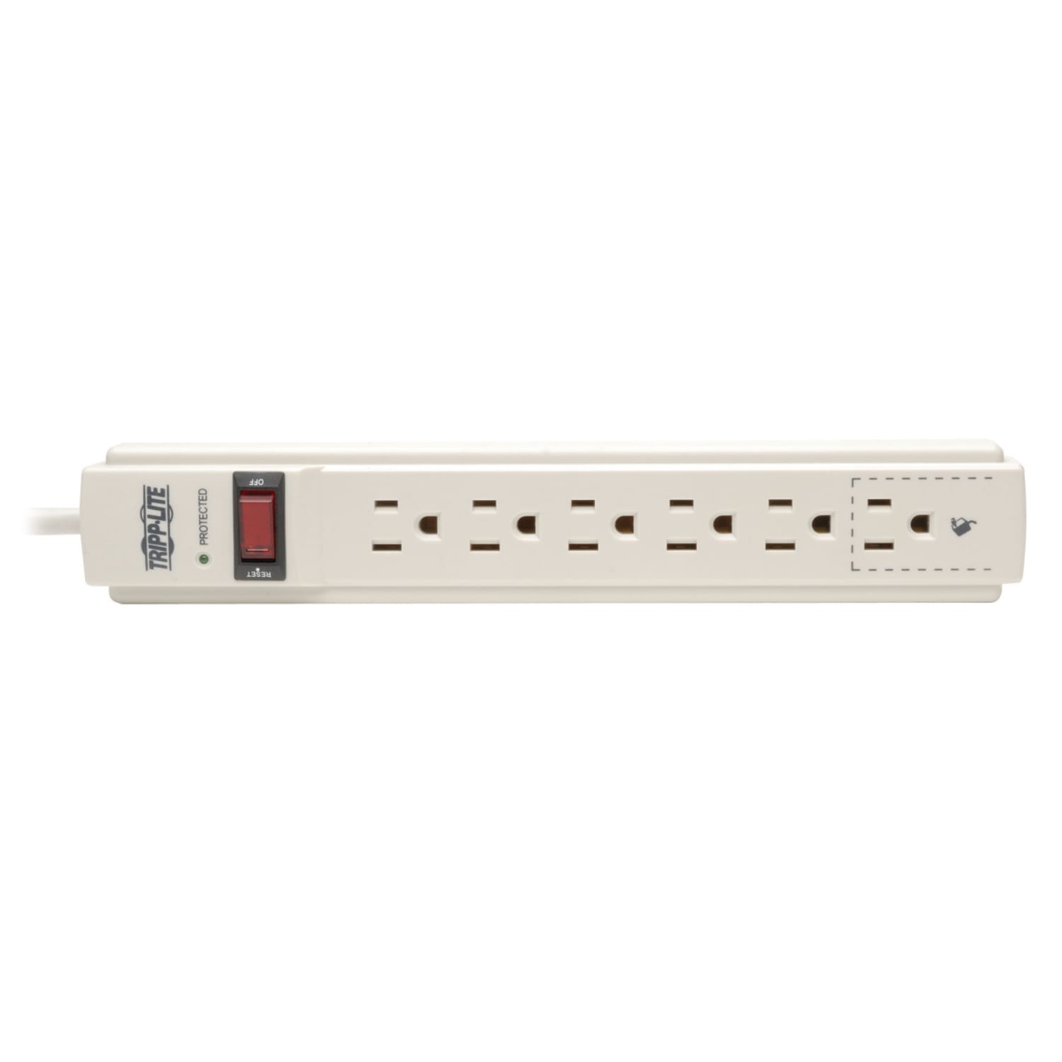 Tripp Lite Protect It! Six-Outlet Surge Suppressor, 4ft Cord - Image 3