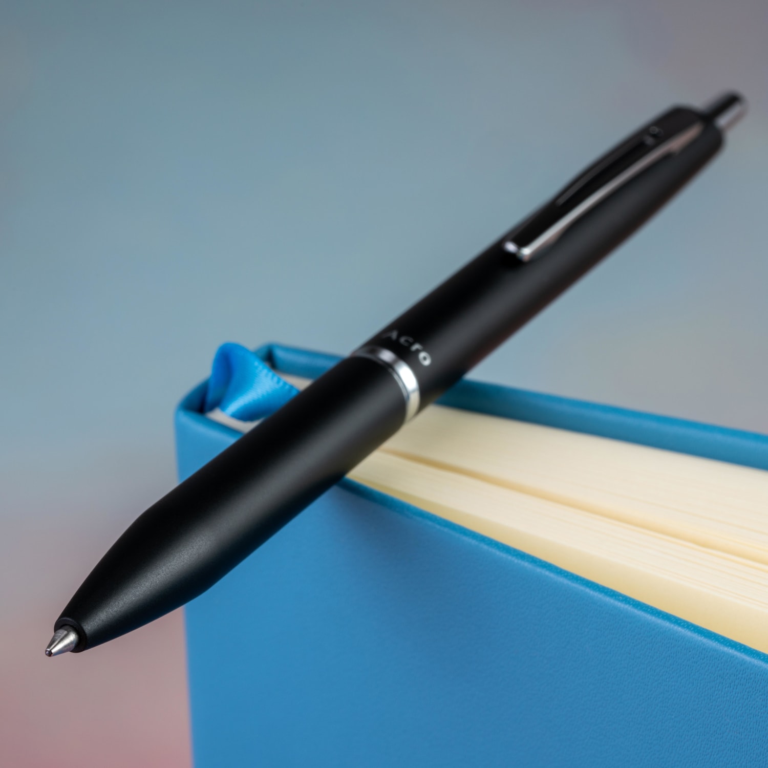 Pilot Acroball 1000 Ultra-Premium Ballpoint Pen, Fine Point, 0.7 mm, Black Barrel, Black Ink - Image 4