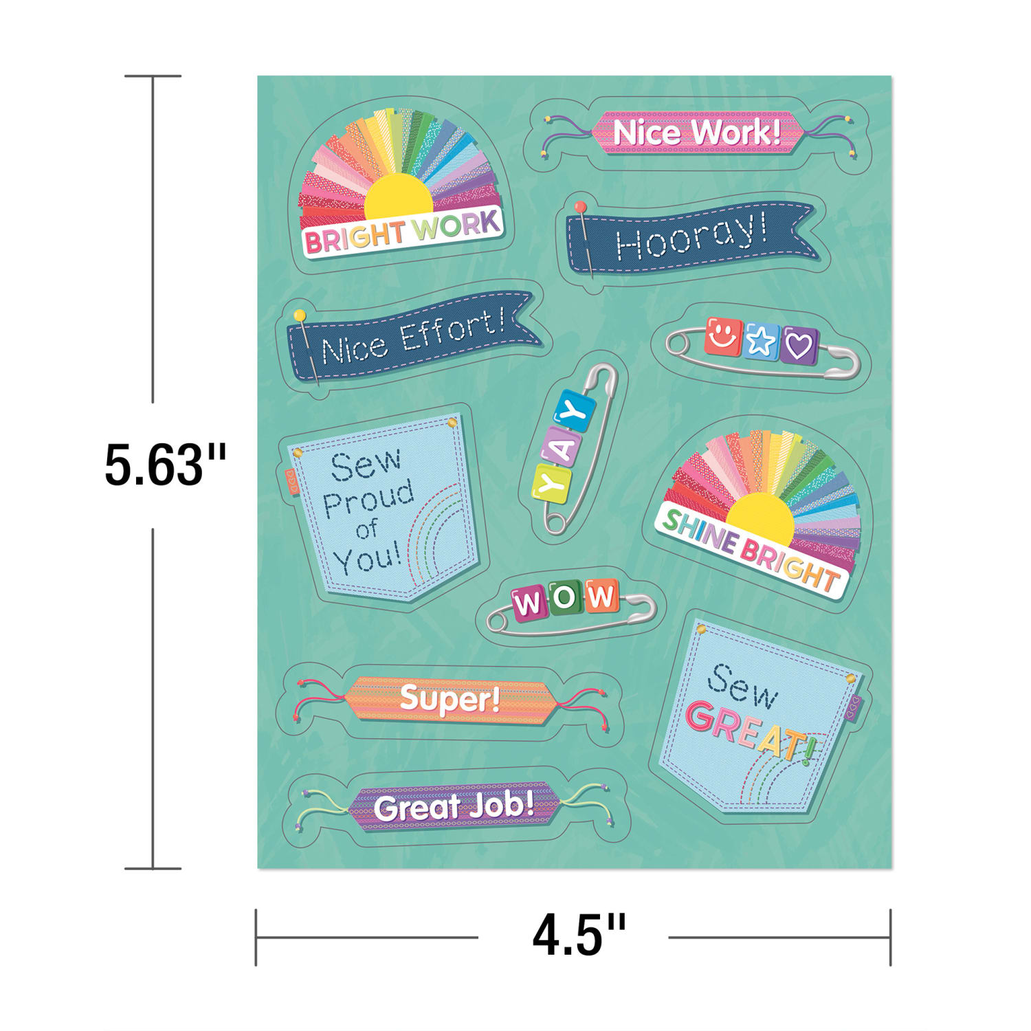 Carson Dellosa Education Motivational Stickers, Crafty and Cool Motivators, 72 Per Pack, Set Of 12 Packs - Image 4