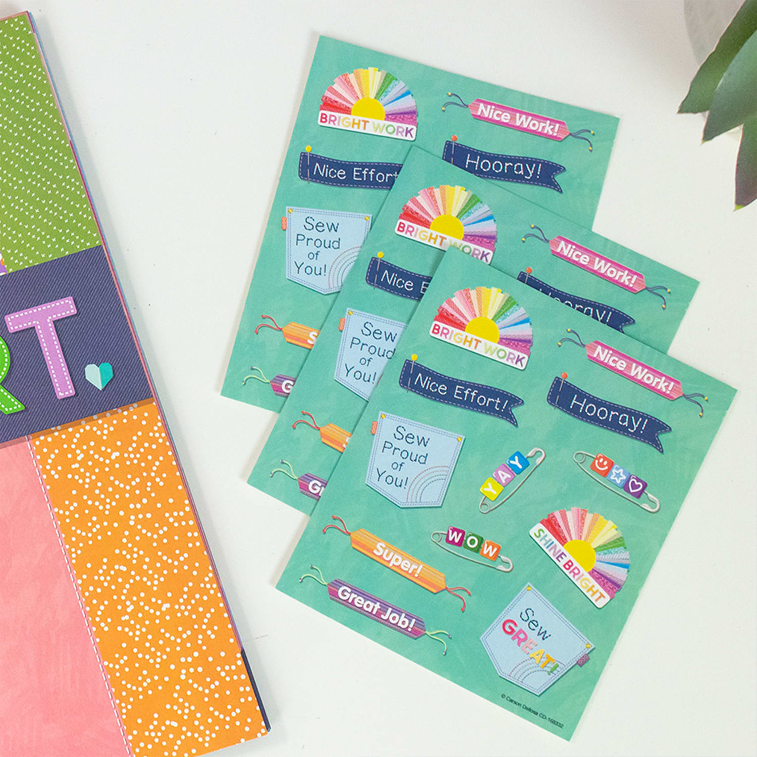 Carson Dellosa Education Motivational Stickers, Crafty and Cool Motivators, 72 Per Pack, Set Of 12 Packs - Image 6