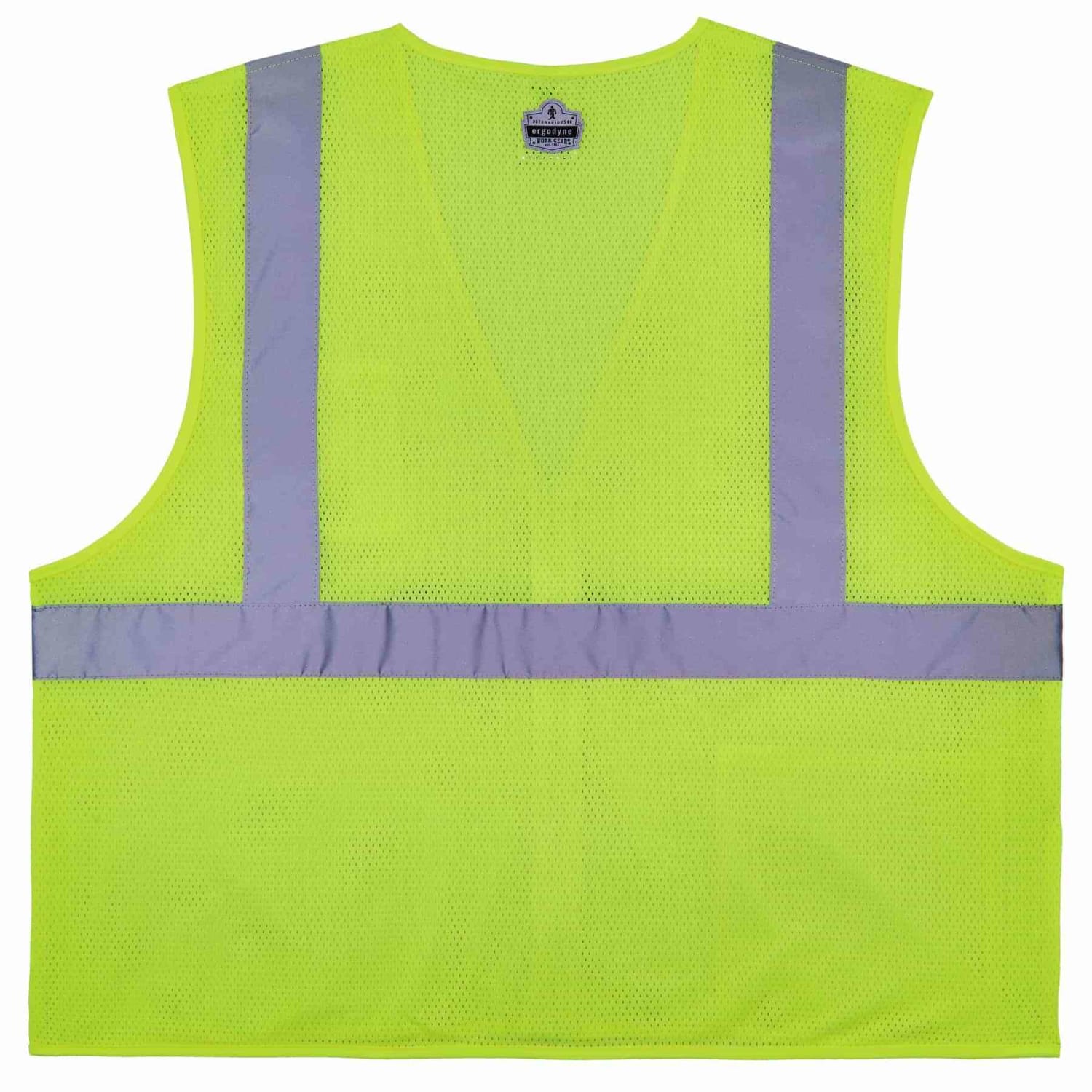 Ergodyne GloWear Safety Vest, Treated Polyester Hi-Vis 8256Z, Class 2, Large/X-Large, Lime - Image 3