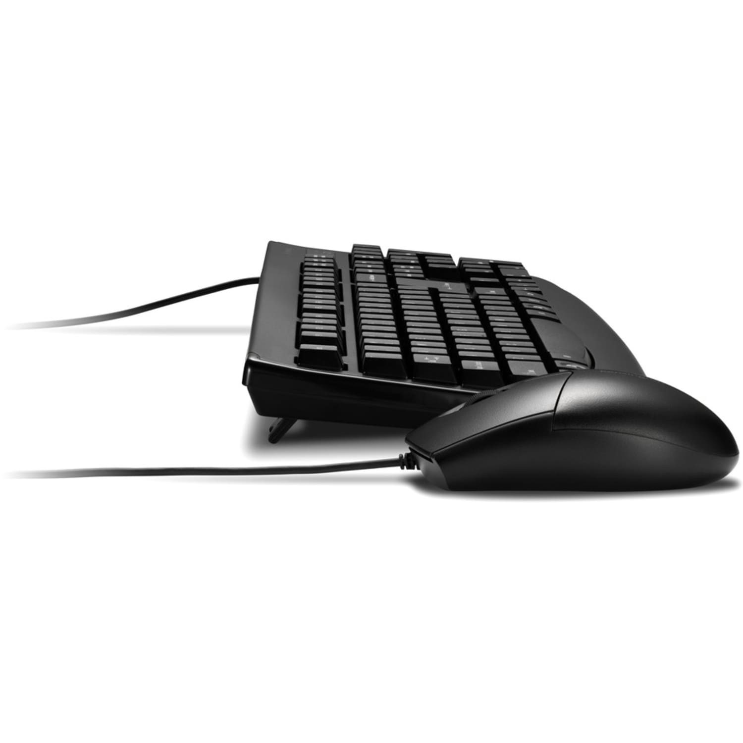 Kensington Pro Fit Washable Wired Desktop Set - USB Cable Keyboard - 104 Key - USB Cable Mouse - Optical - 1600 dpi - Rugged - Scroll Wheel - Symmetrical - Compatible with PC - Image 3