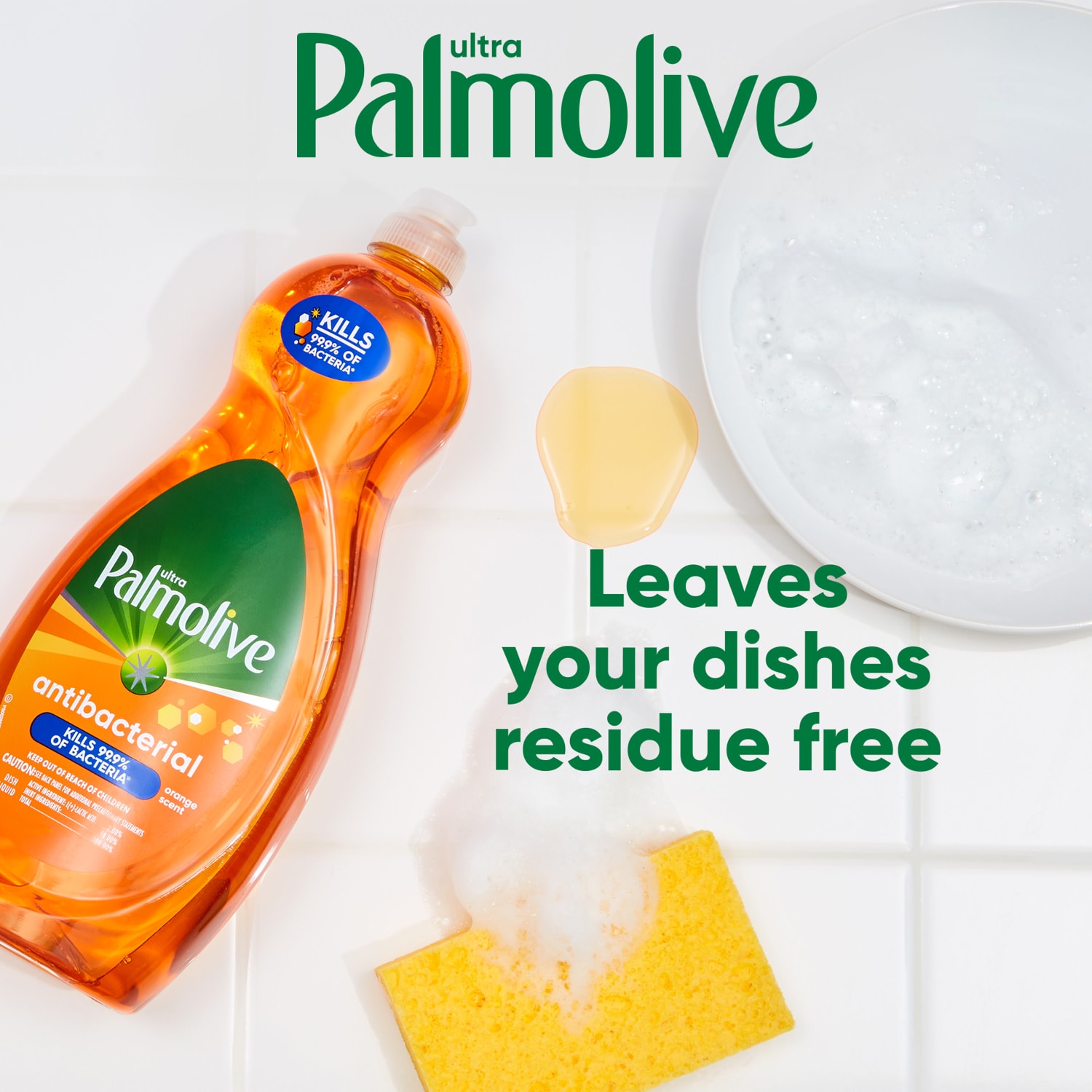 Palmolive Ultra Antibacterial Dishwashing Liquid, 20 Oz Bottle, Case Of 9 - Image 4