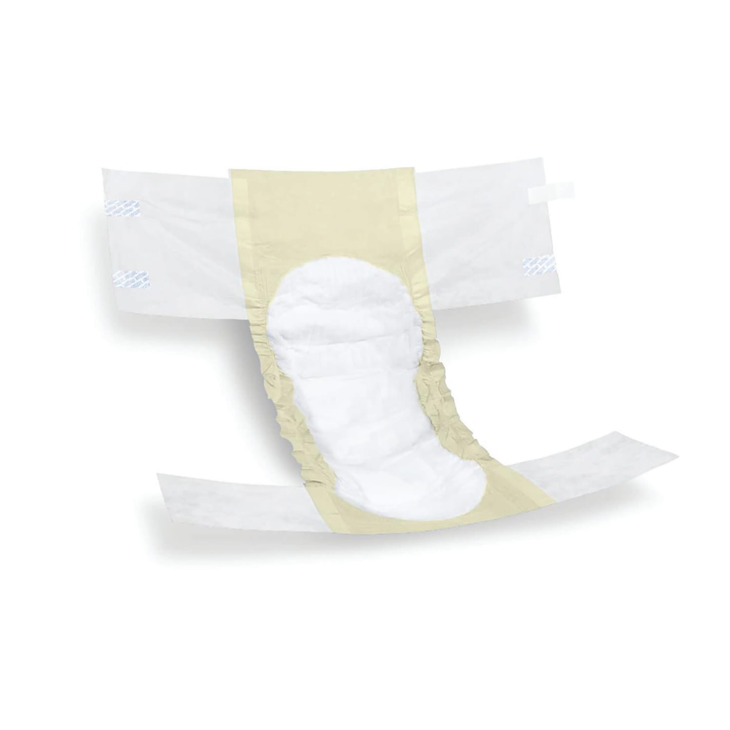 FitRight Extra Disposable Briefs, X-Large, White/Yellow, 20 Briefs Per Bag, Case Of 4 Bags