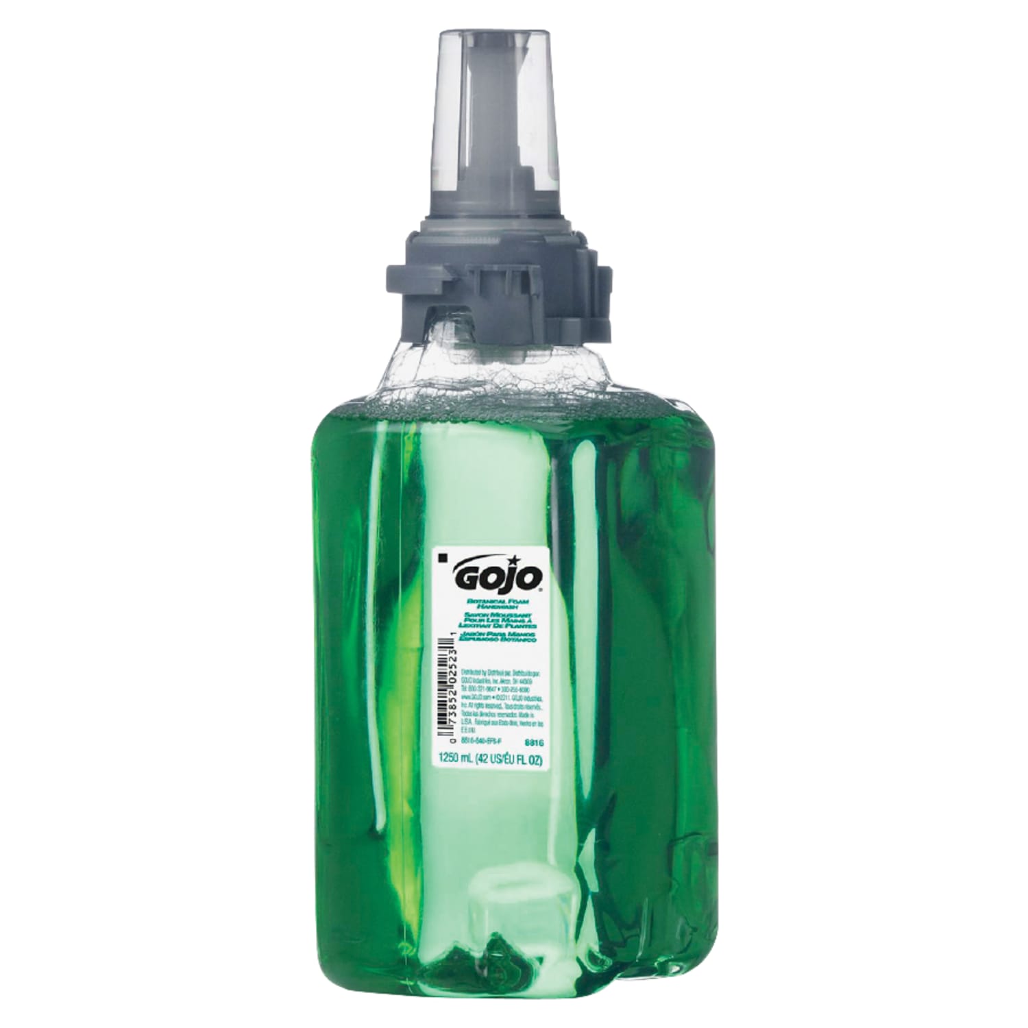 GOJO Foam Hand Wash Soap, Botanical Scent, 42 Oz Refill