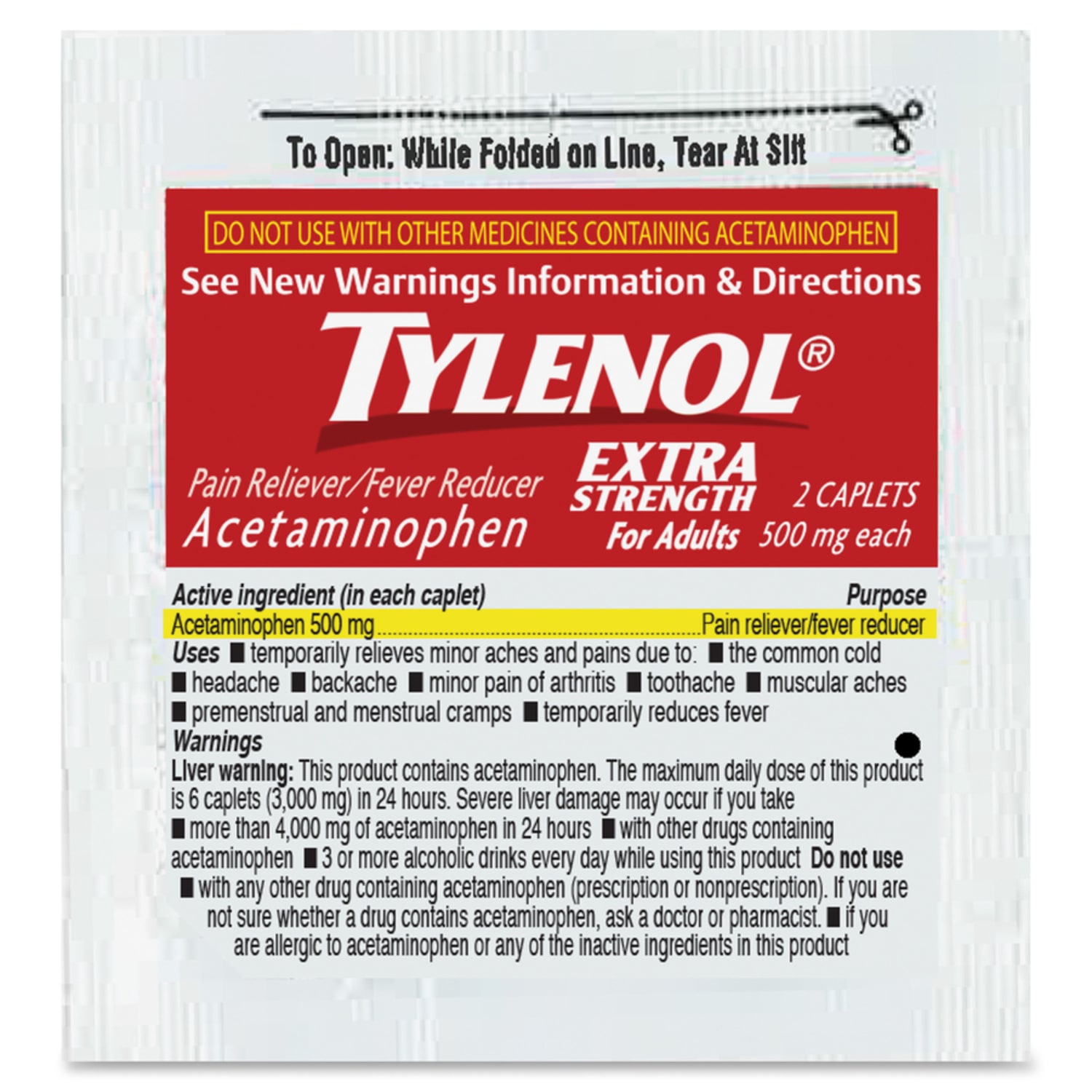 Lil Drugstore Single-dose Tylenol Extra Strength Capsules, Refill Box Of 30 - Image 5