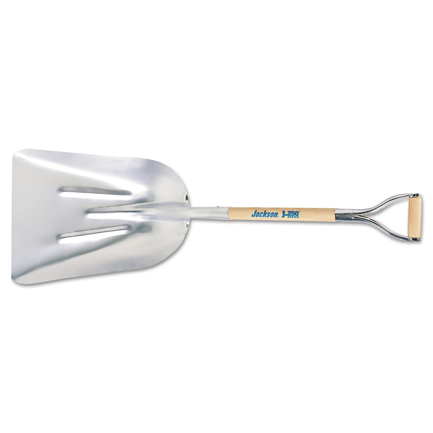 Jackson Aluminum Scoop with Cushioned D-Grip, 15in Width Blade
