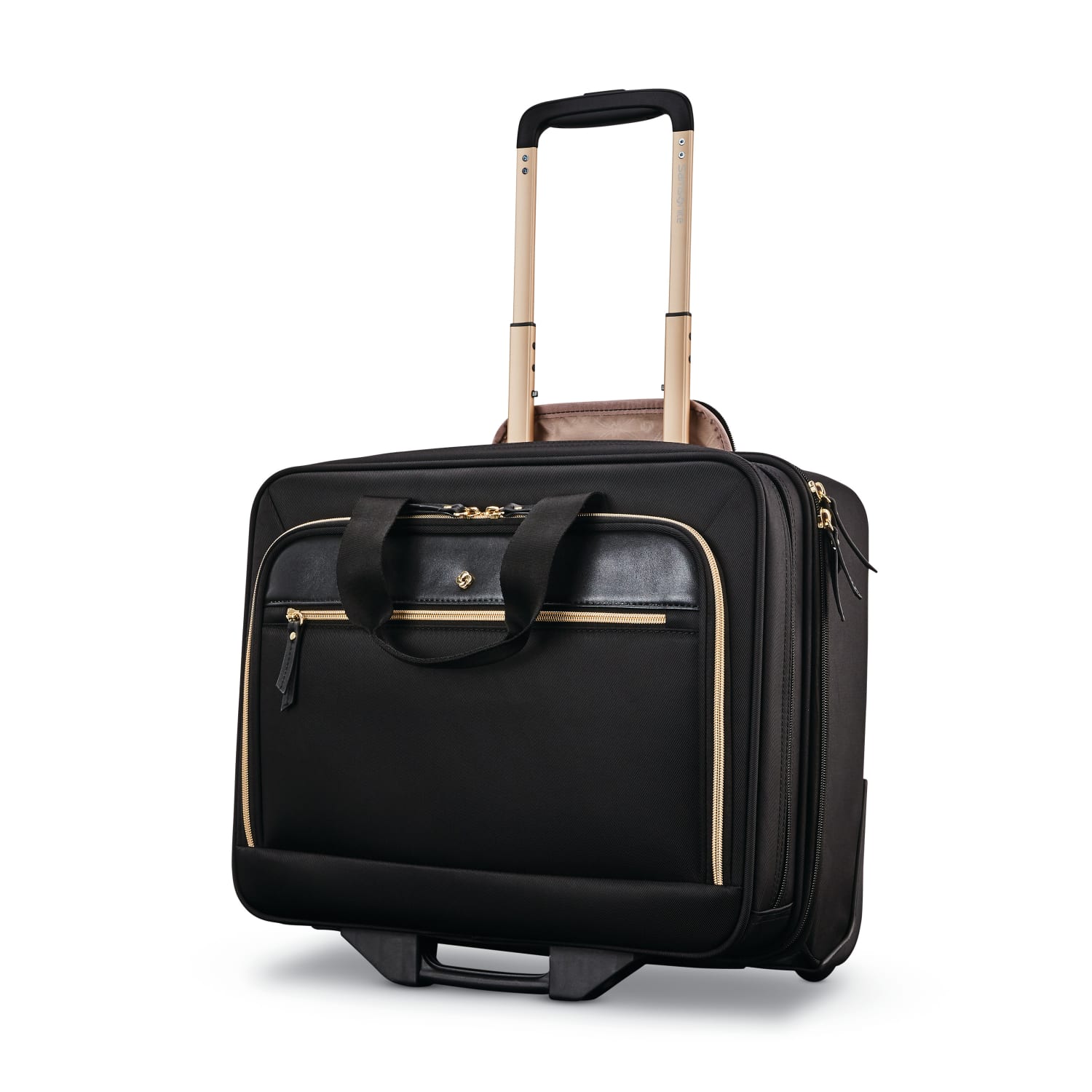 Samsonite Mobile Solution Upright Wheeled Office Case With 15.6in Laptop Pocket, Black - Image 3