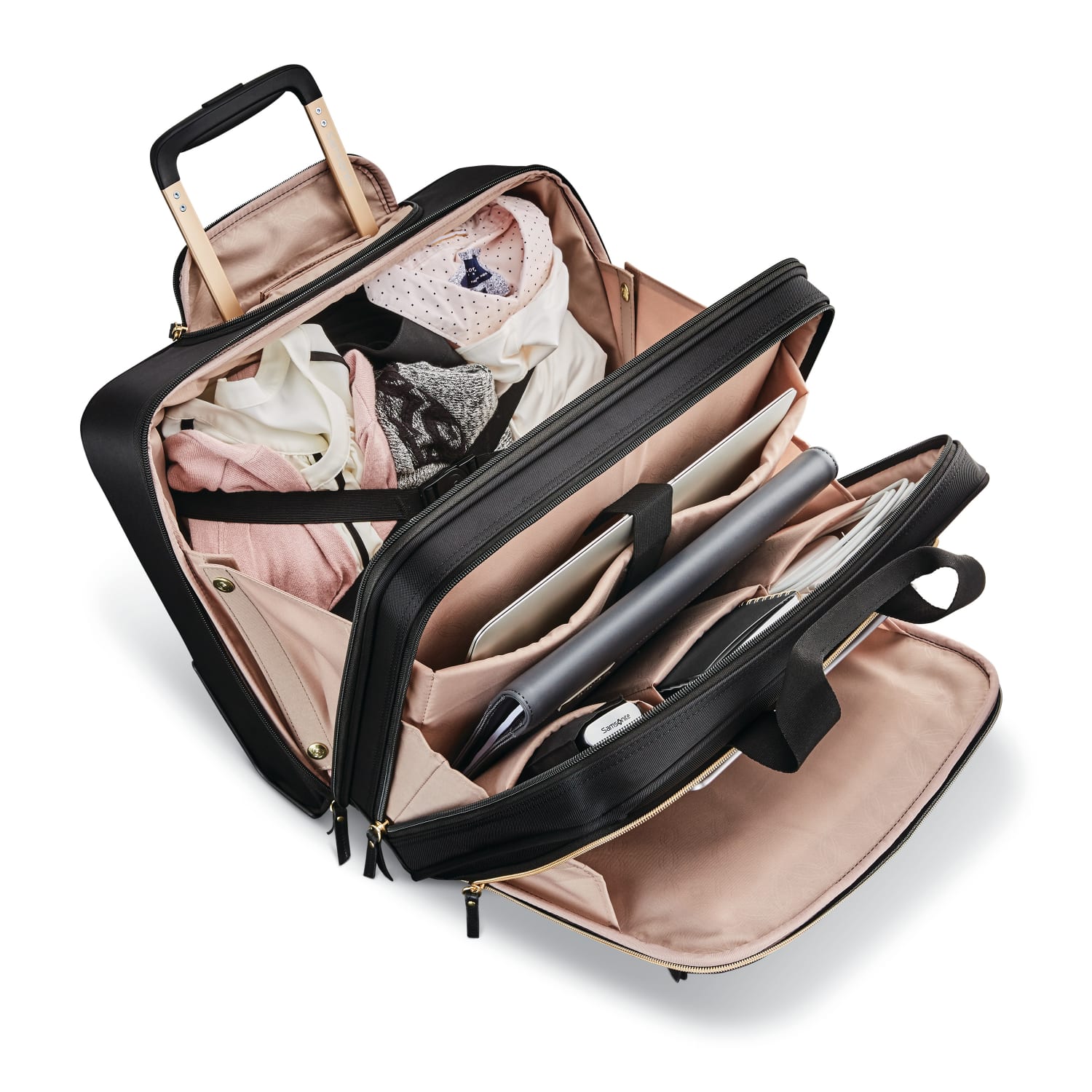 Samsonite Mobile Solution Upright Wheeled Office Case With 15.6in Laptop Pocket, Black - Image 5